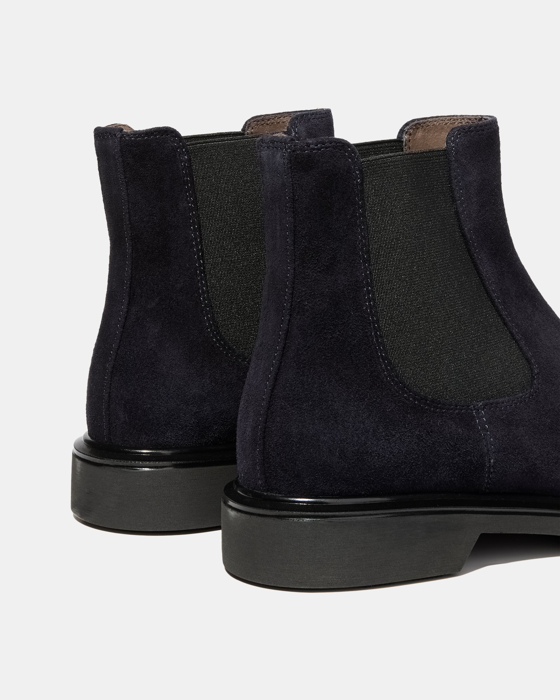 Темно-синие замшевые ботинки-челси - Image 4 of 4