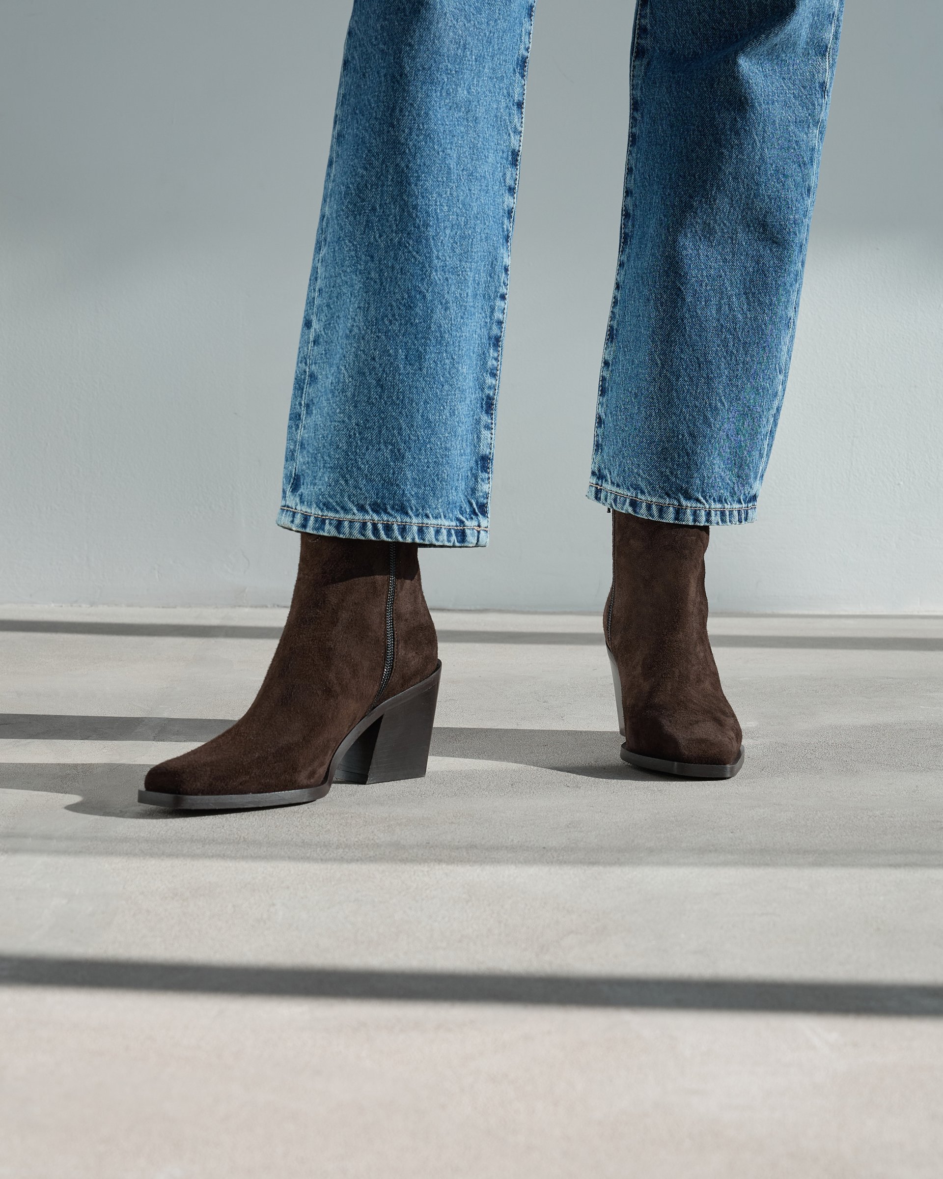 Коричневые замшевые ботинки - Image 6 of 6