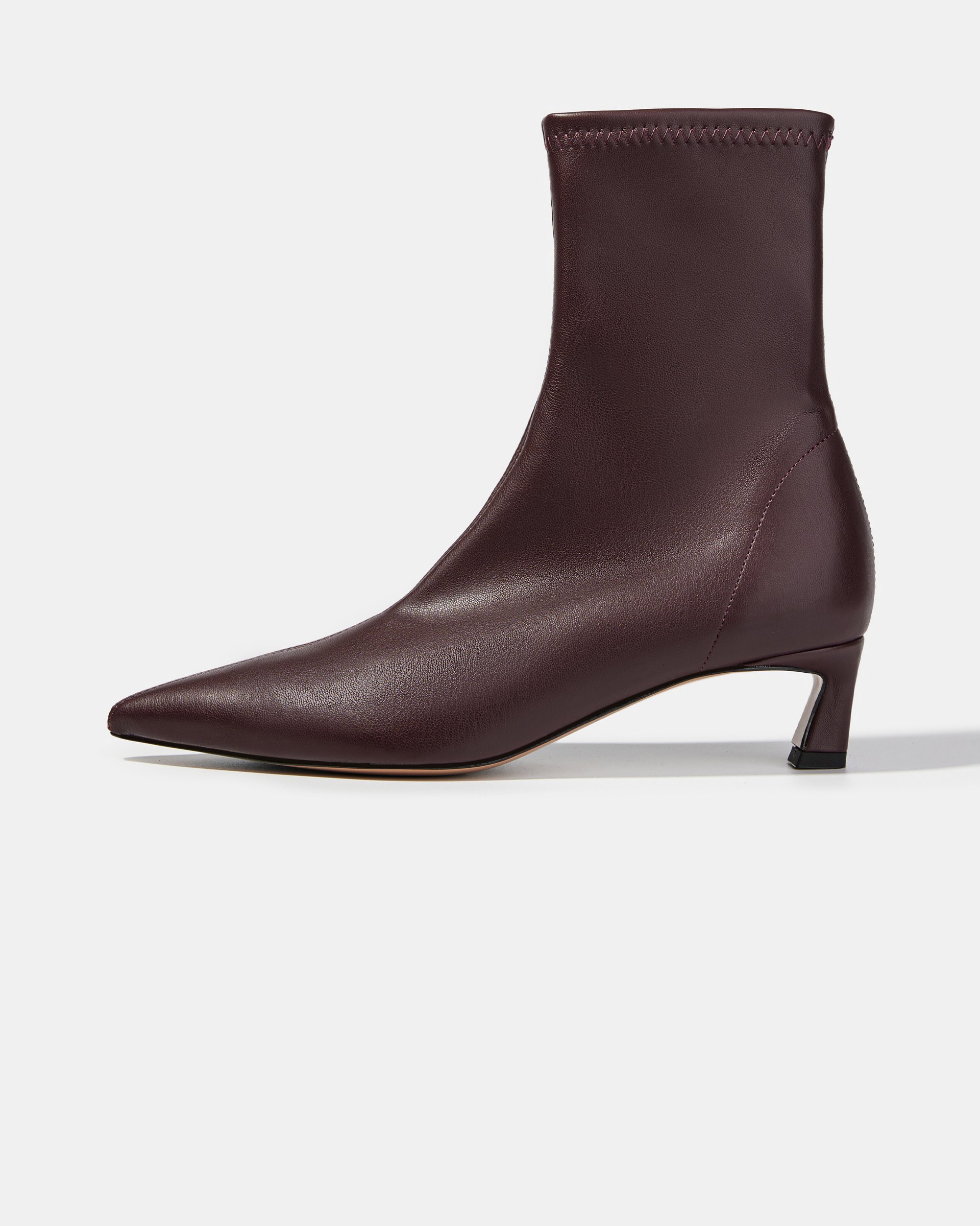 Бордовые ботильоны - Main image