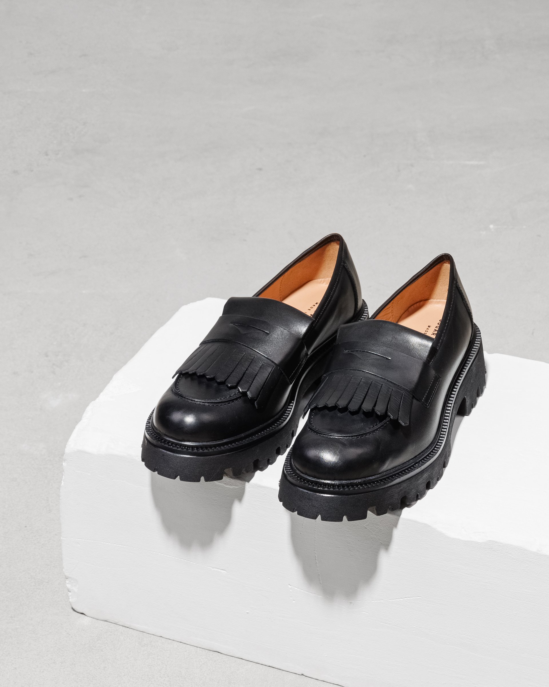 Черные кожаные лоферы - Image 3 of 4