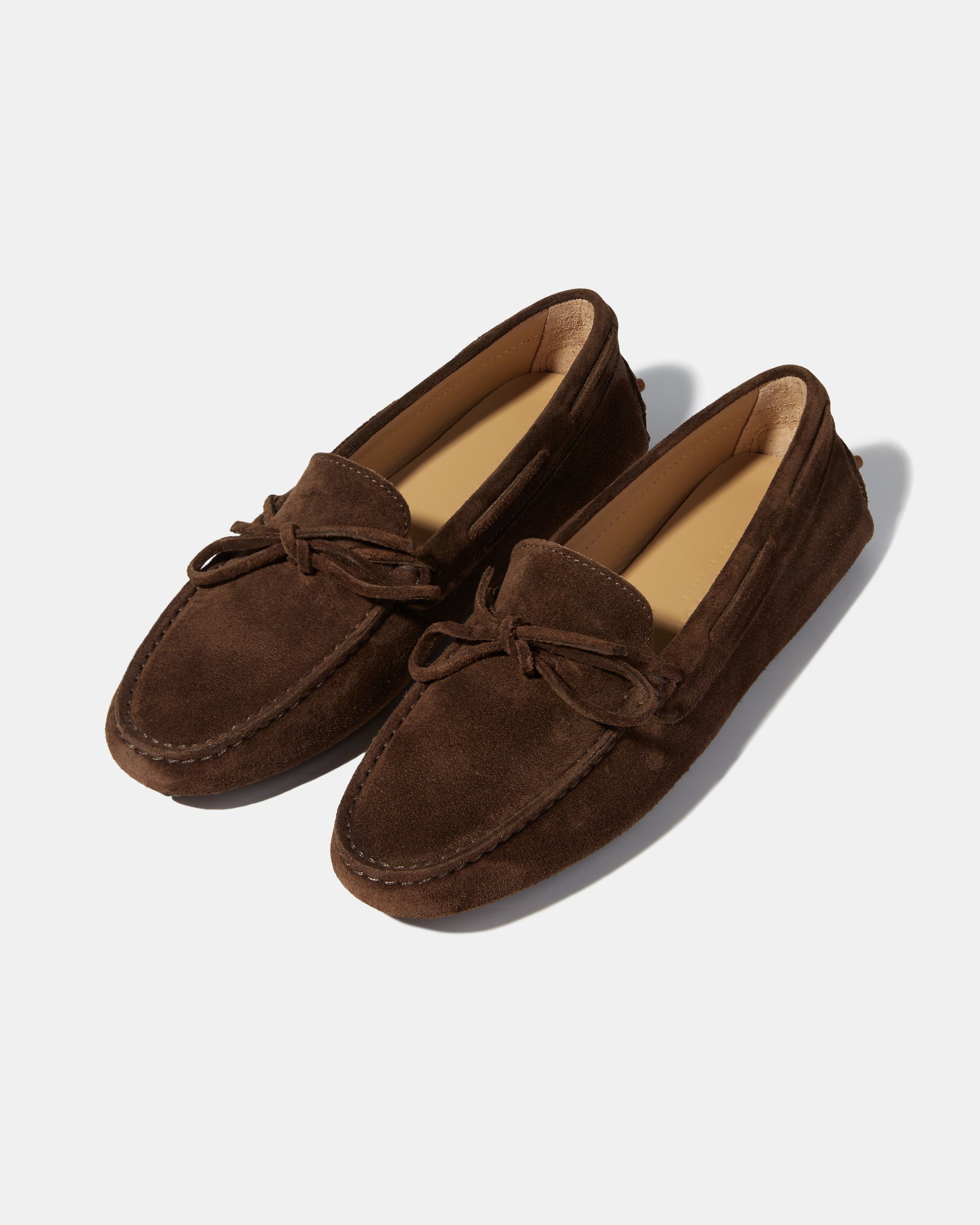 Темно-коричневые замшевые мокасины - Image 2 of 5