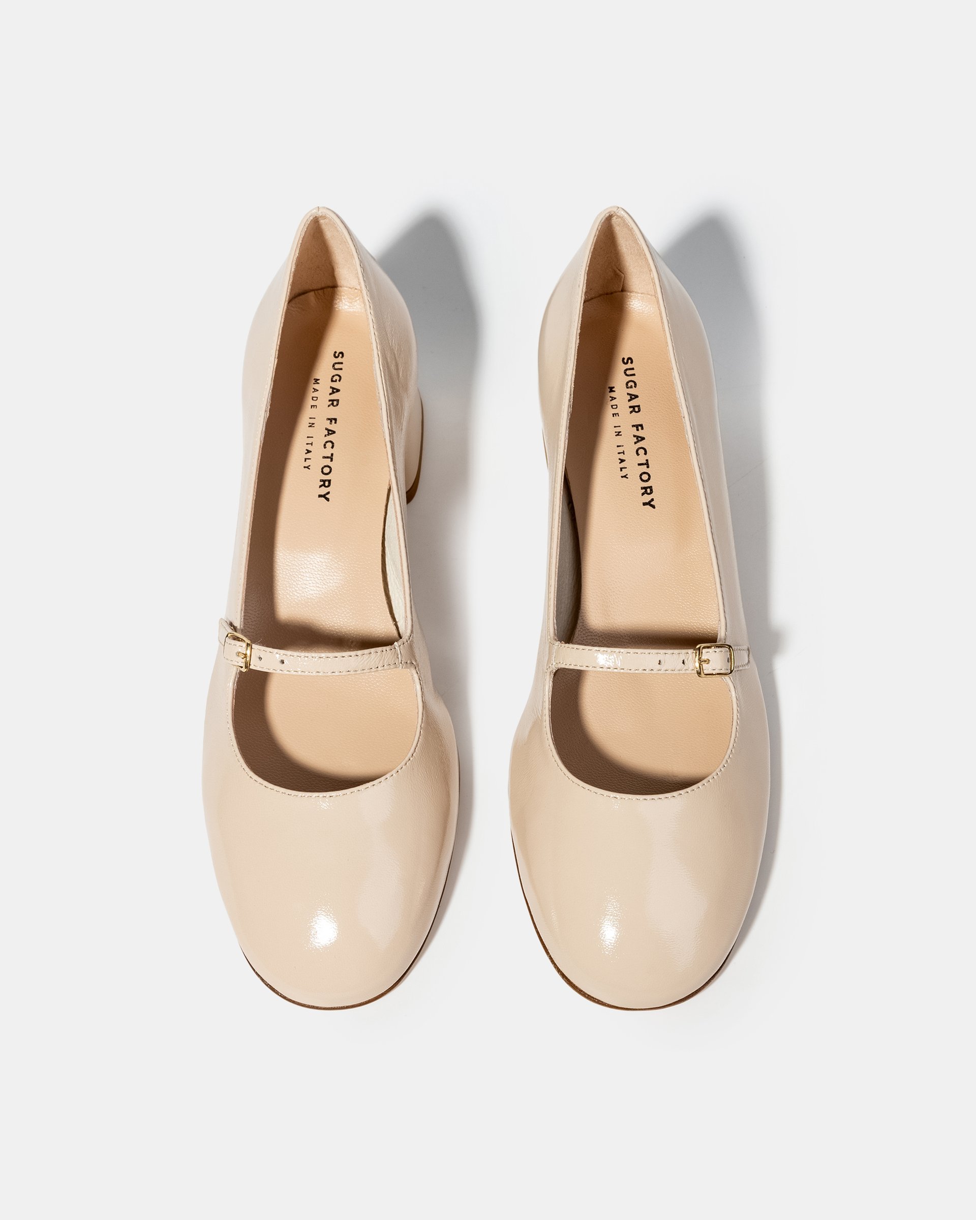 Кремово-бежевые туфли из натуральной кожи - Image 3 of 4