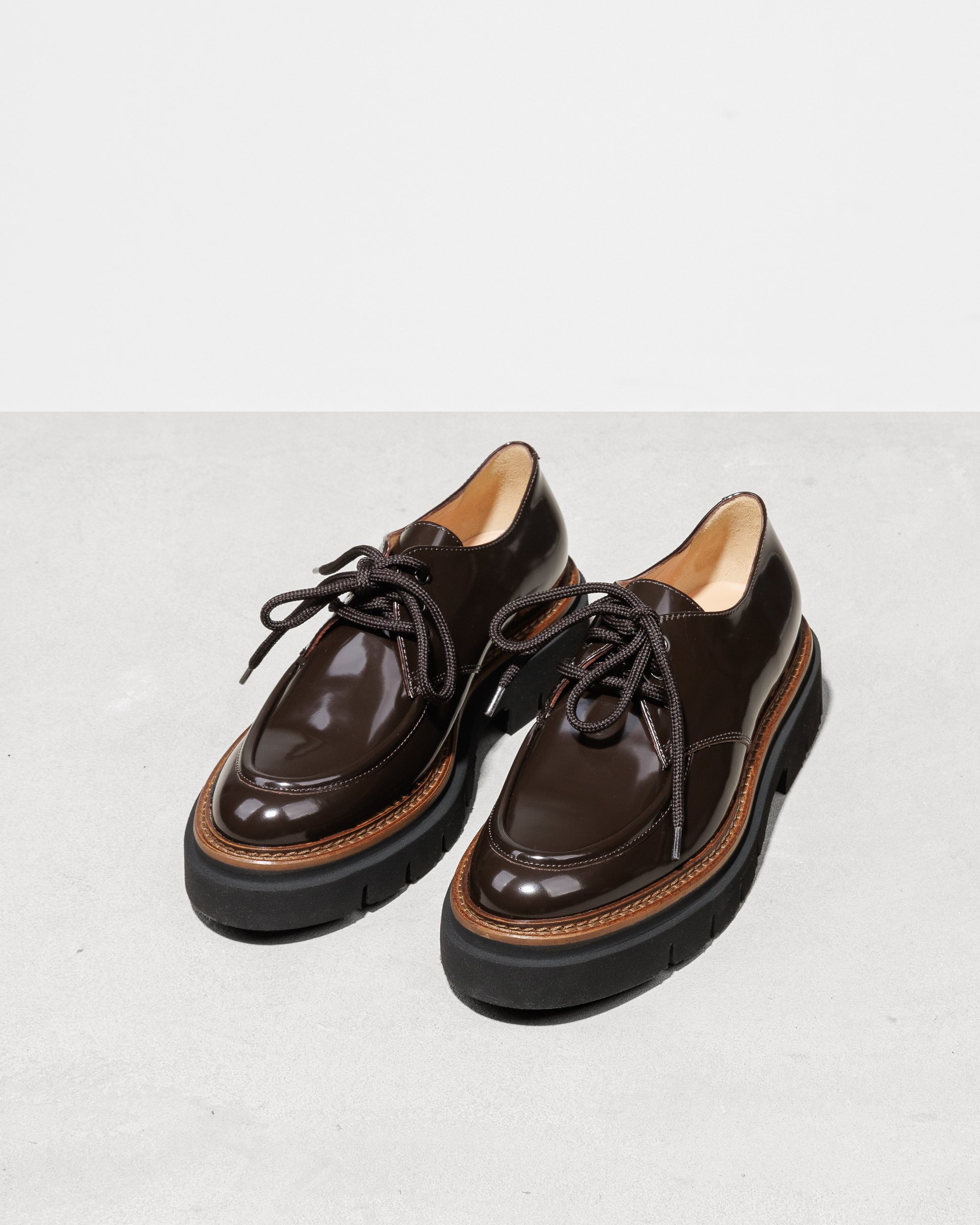 Кожаные лаковые полуботинки - Image 4 of 6