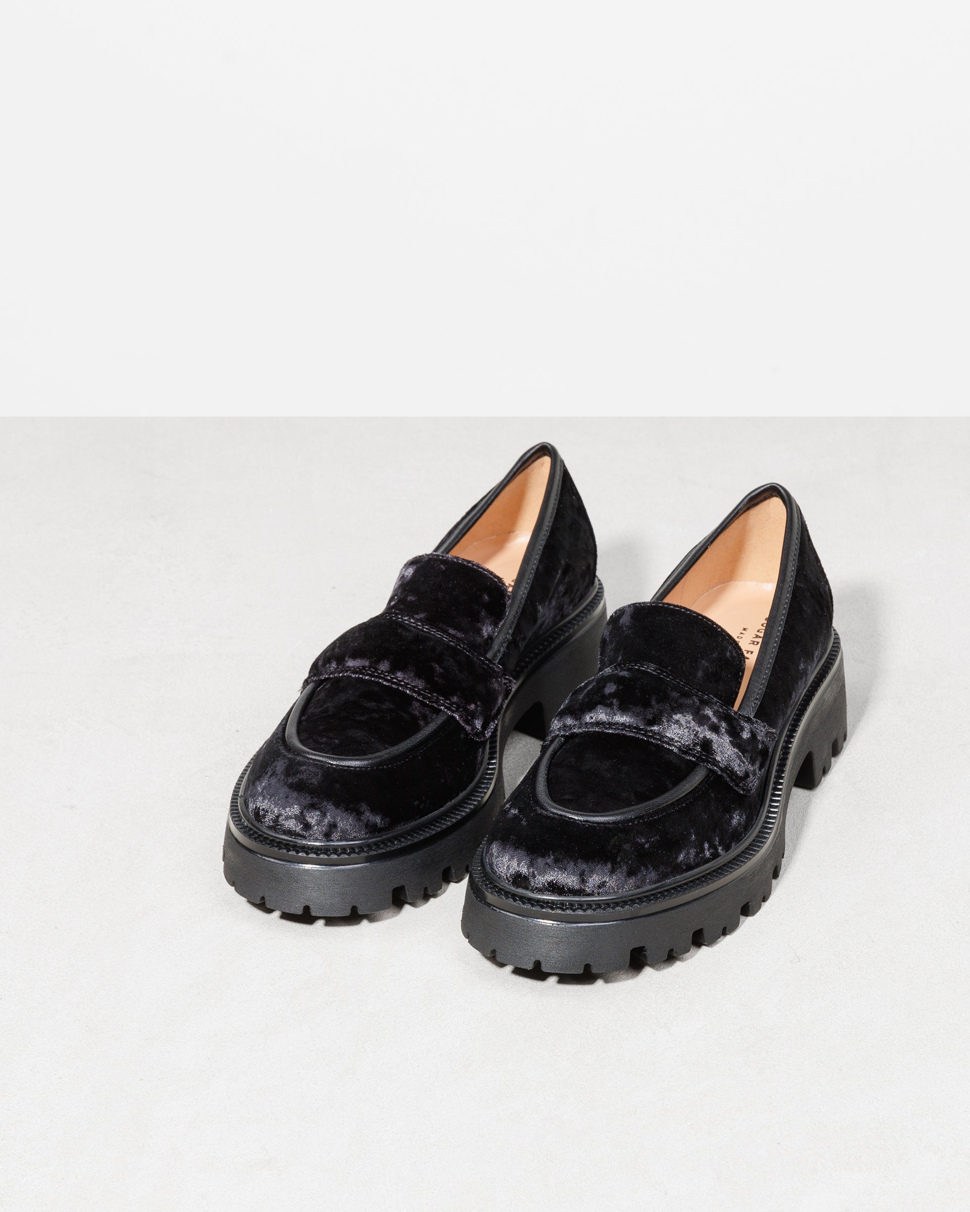 Черные лоферы из велюра - Image 2 of 7