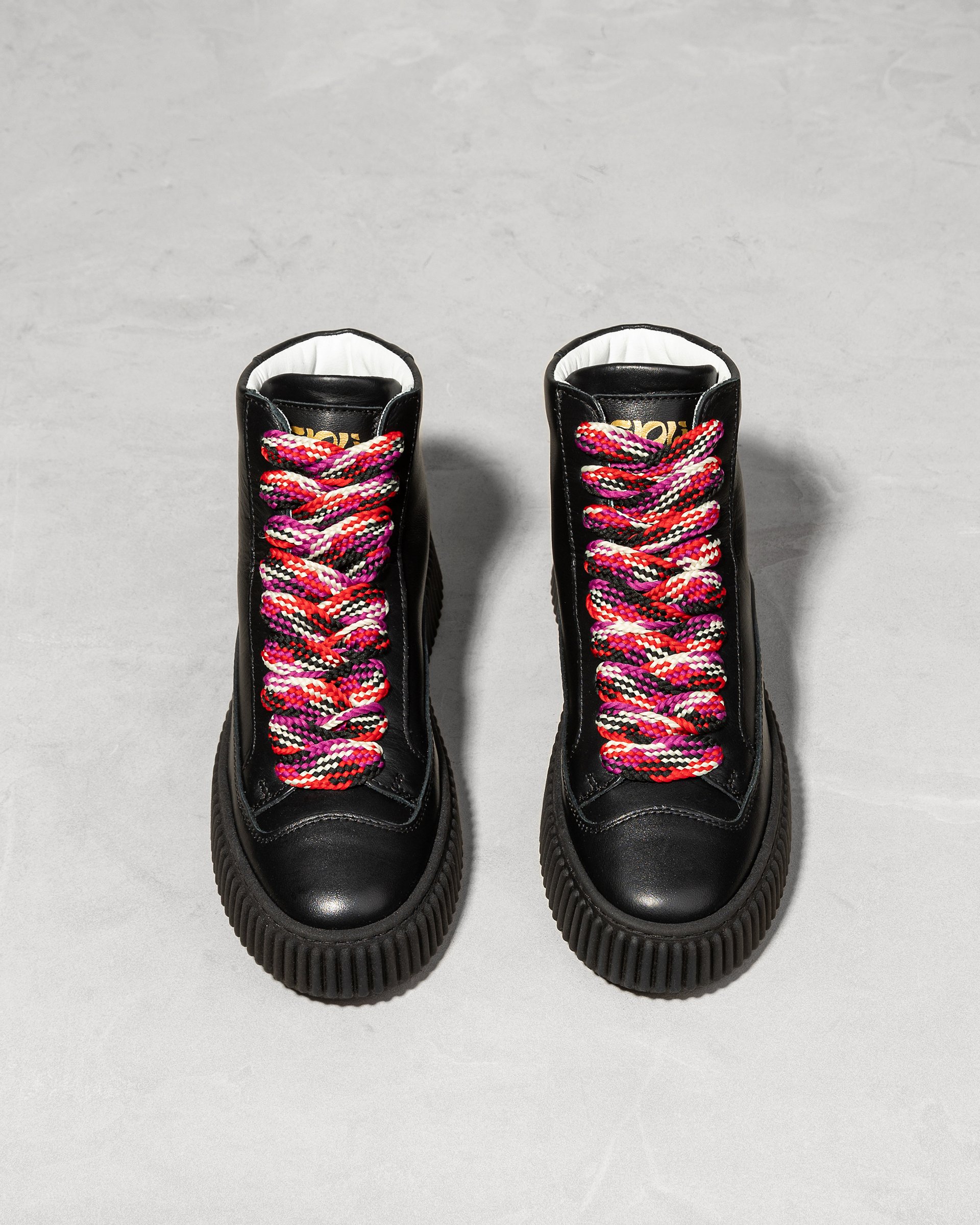 Черные кожаные кеды - Image 3 of 4