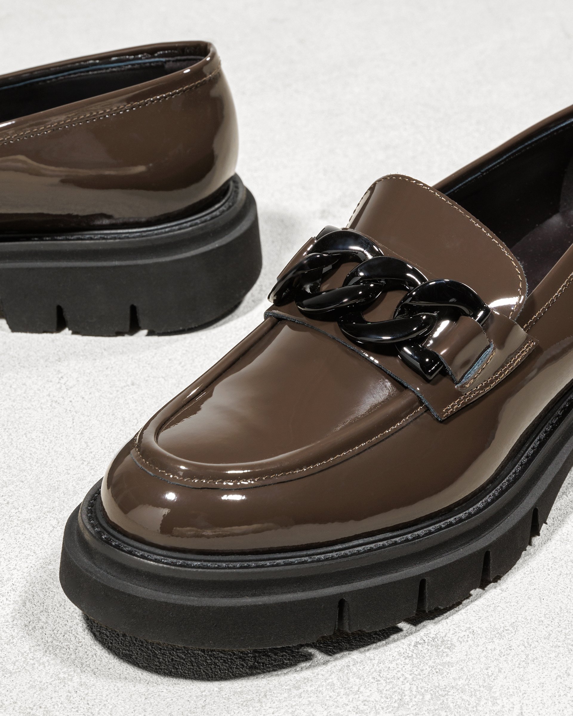 Темно-коричневые лоферы - Image 2 of 6