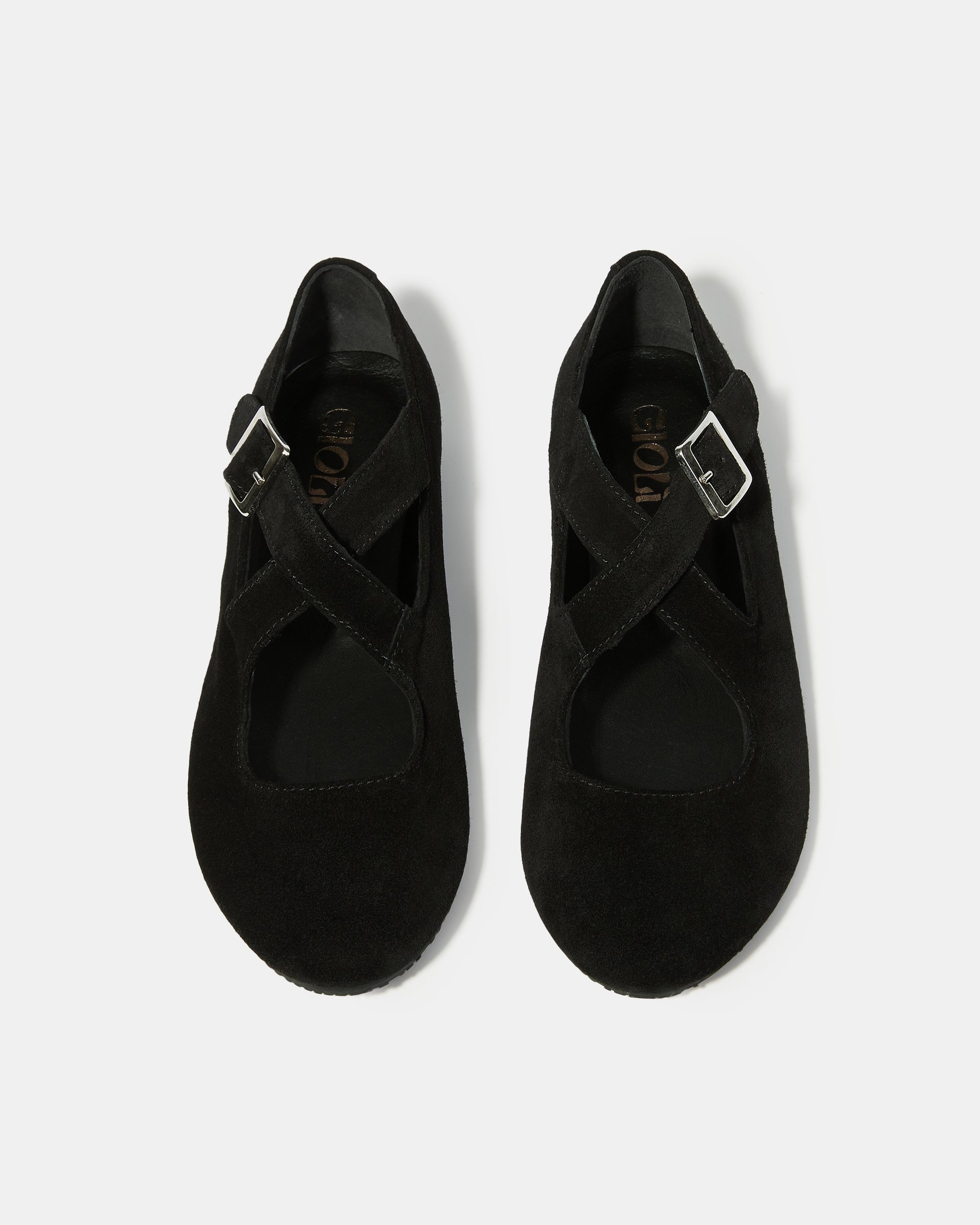 Черные замшевые балетки - Image 3 of 4