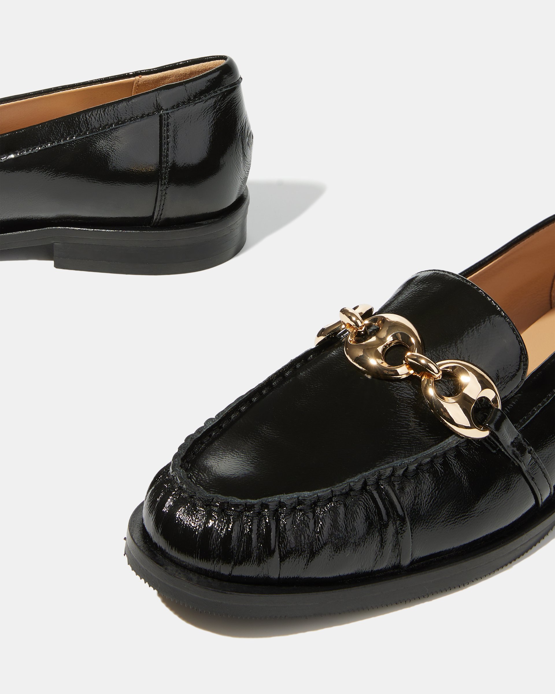 Черные кожаные лоферы - Image 4 of 5