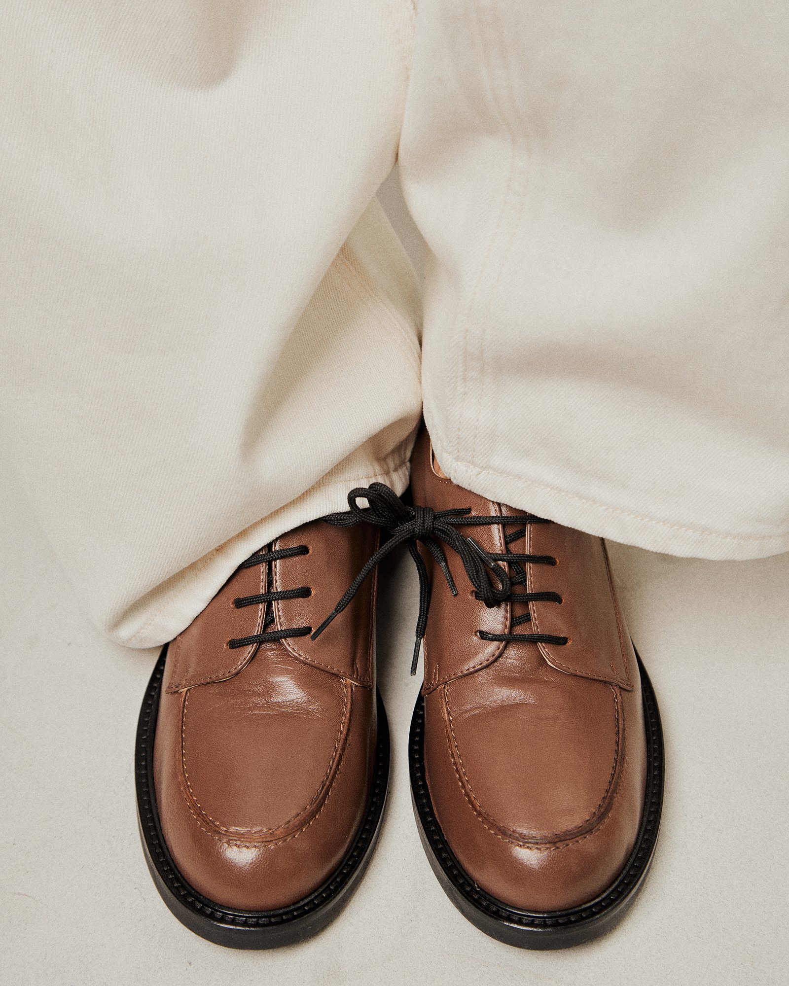 Классические коричневые туфли на шнуровке - Image 5 of 5