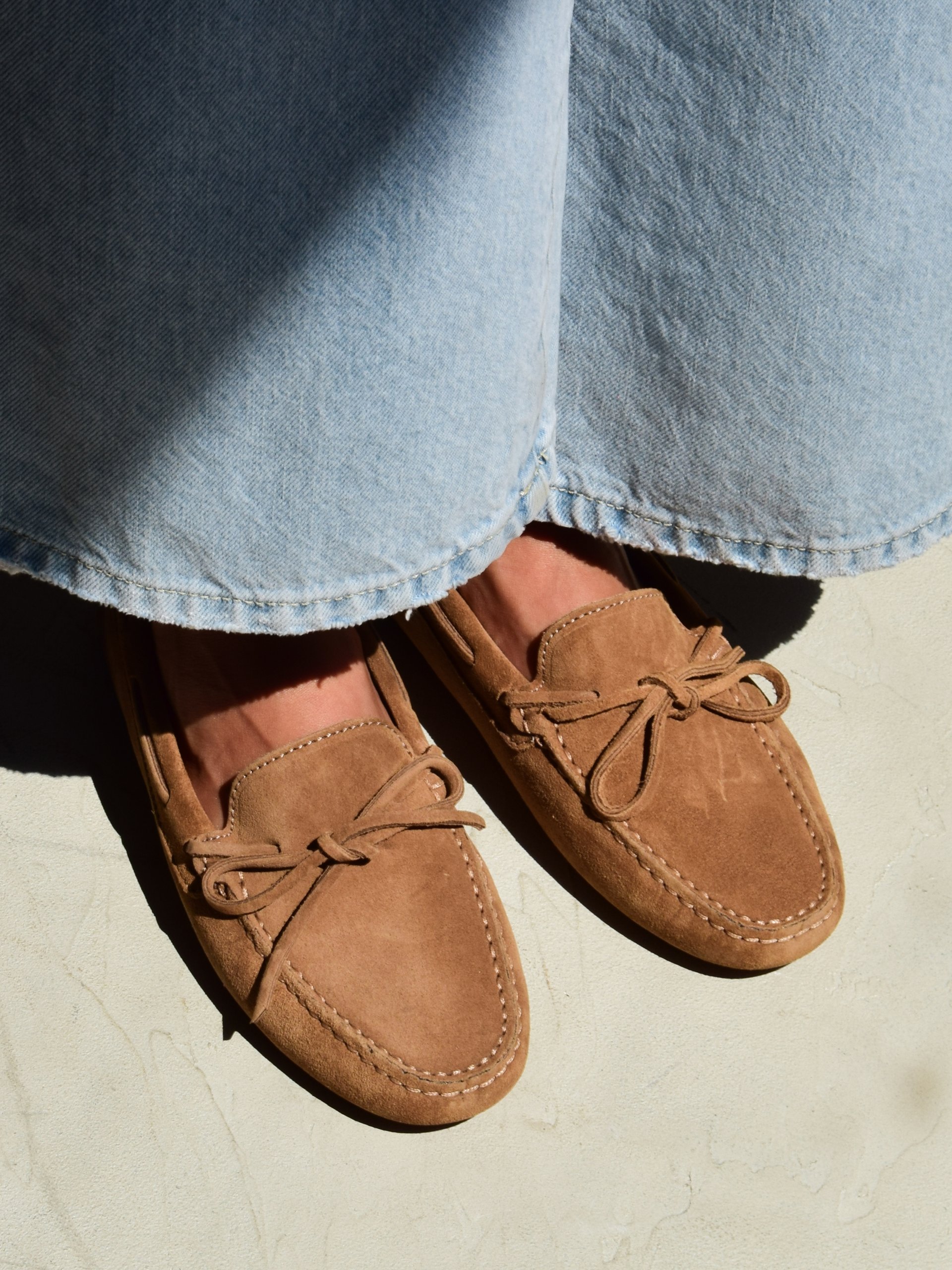 Коричневые замшевые мокасины - Image 7 of 7