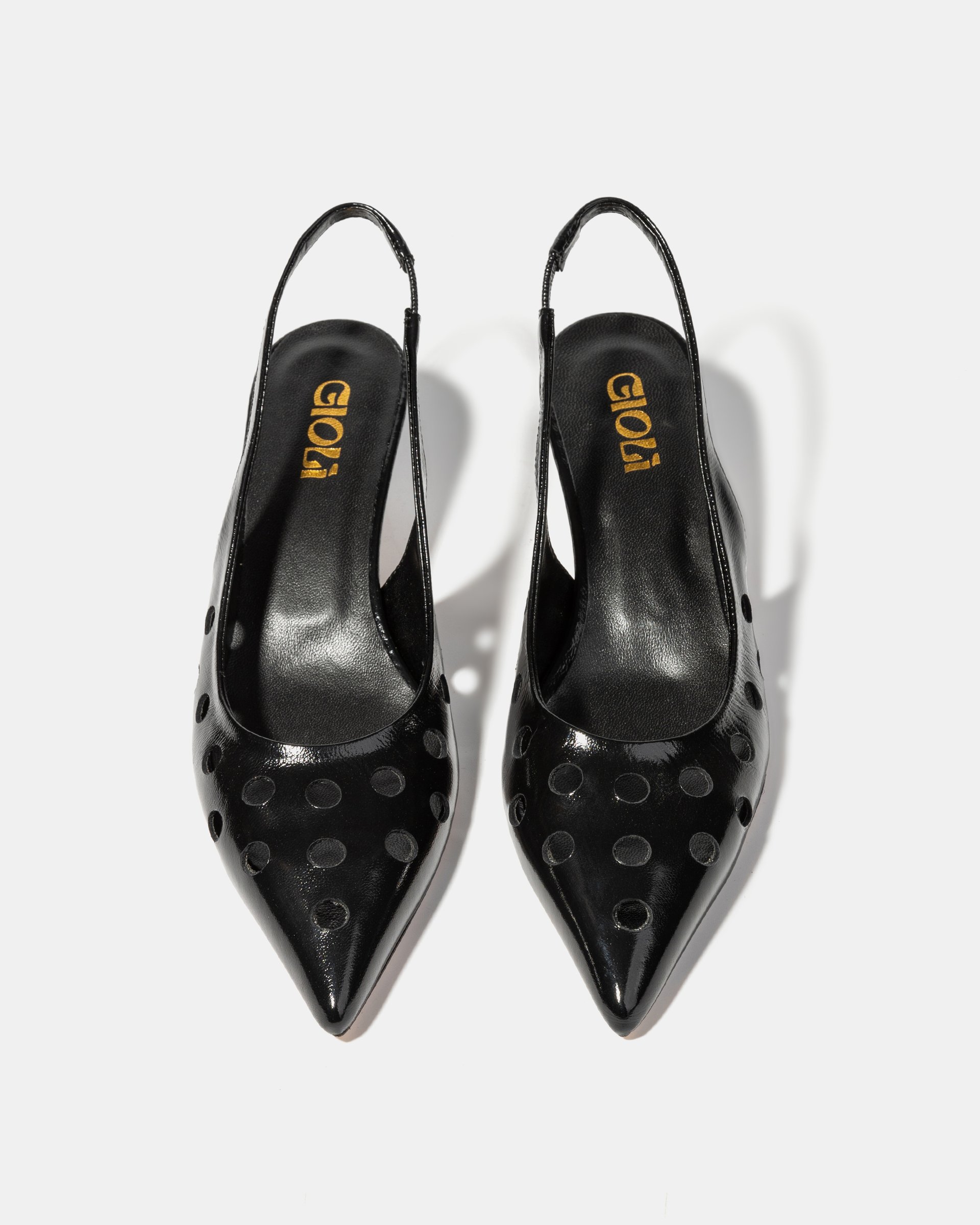 Черные туфли с крупной перфорацией - Image 3 of 5