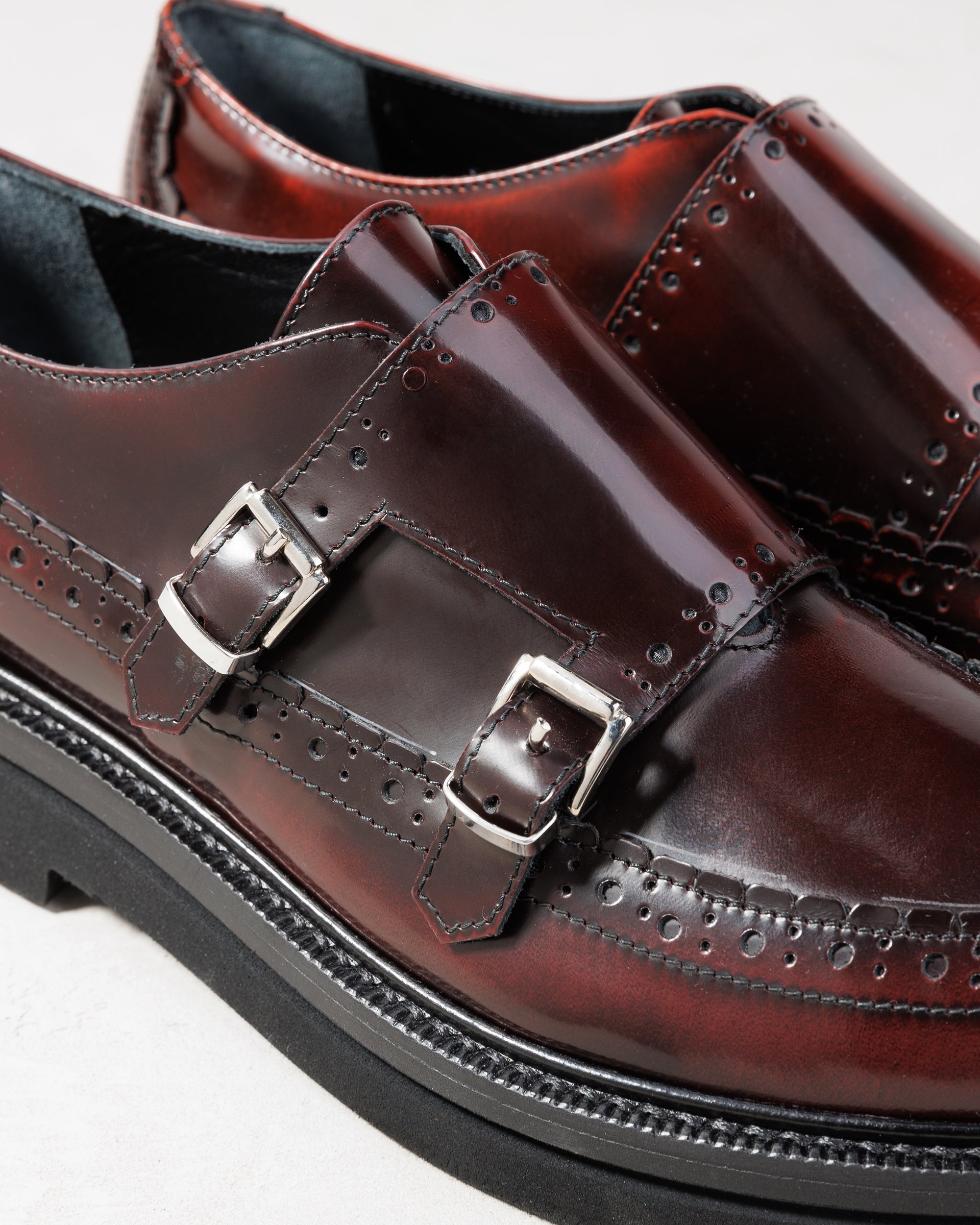 Бордовые лоферы из натуральной кожи - Image 4 of 4