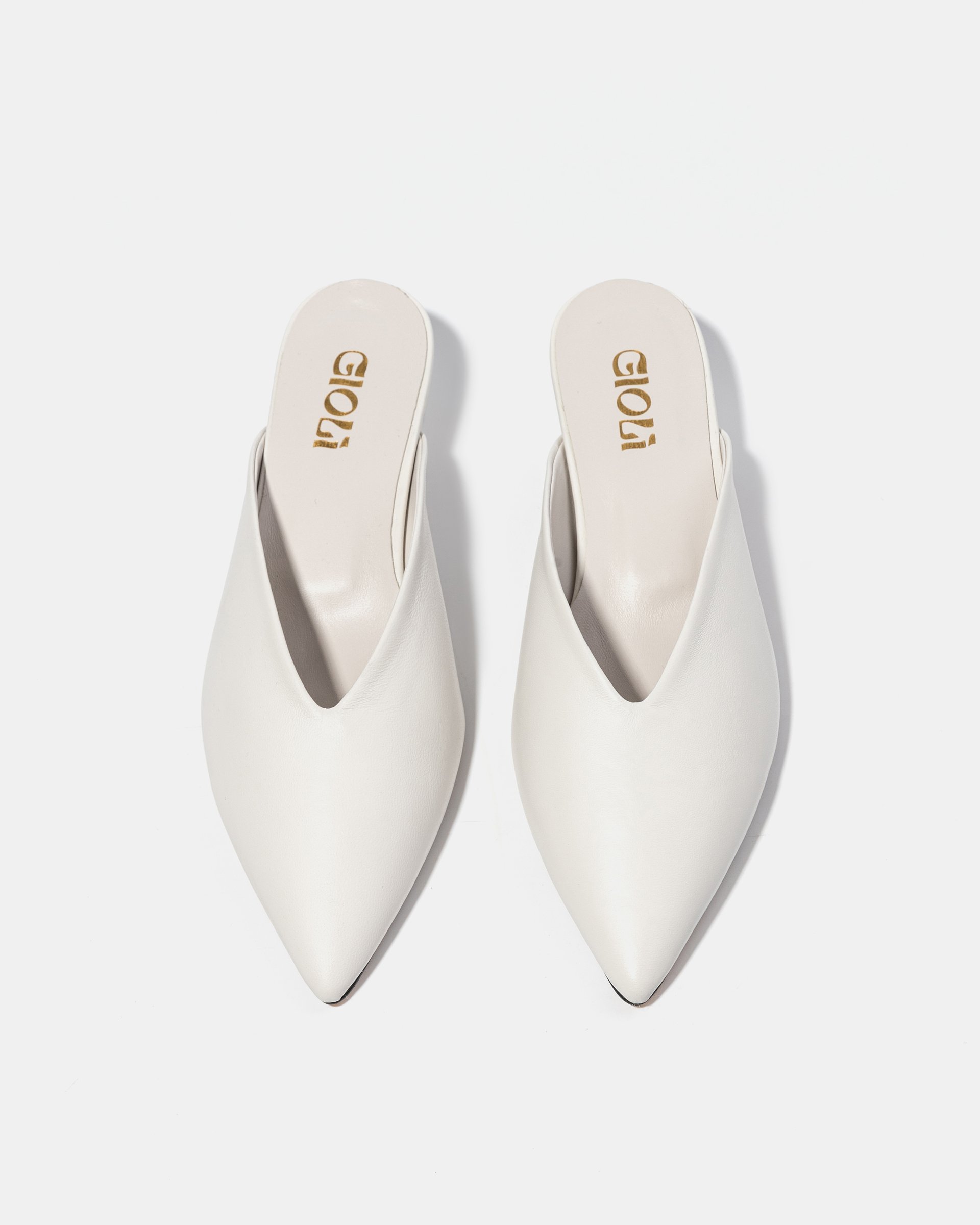 Белые кожаные мюли - Image 3 of 4