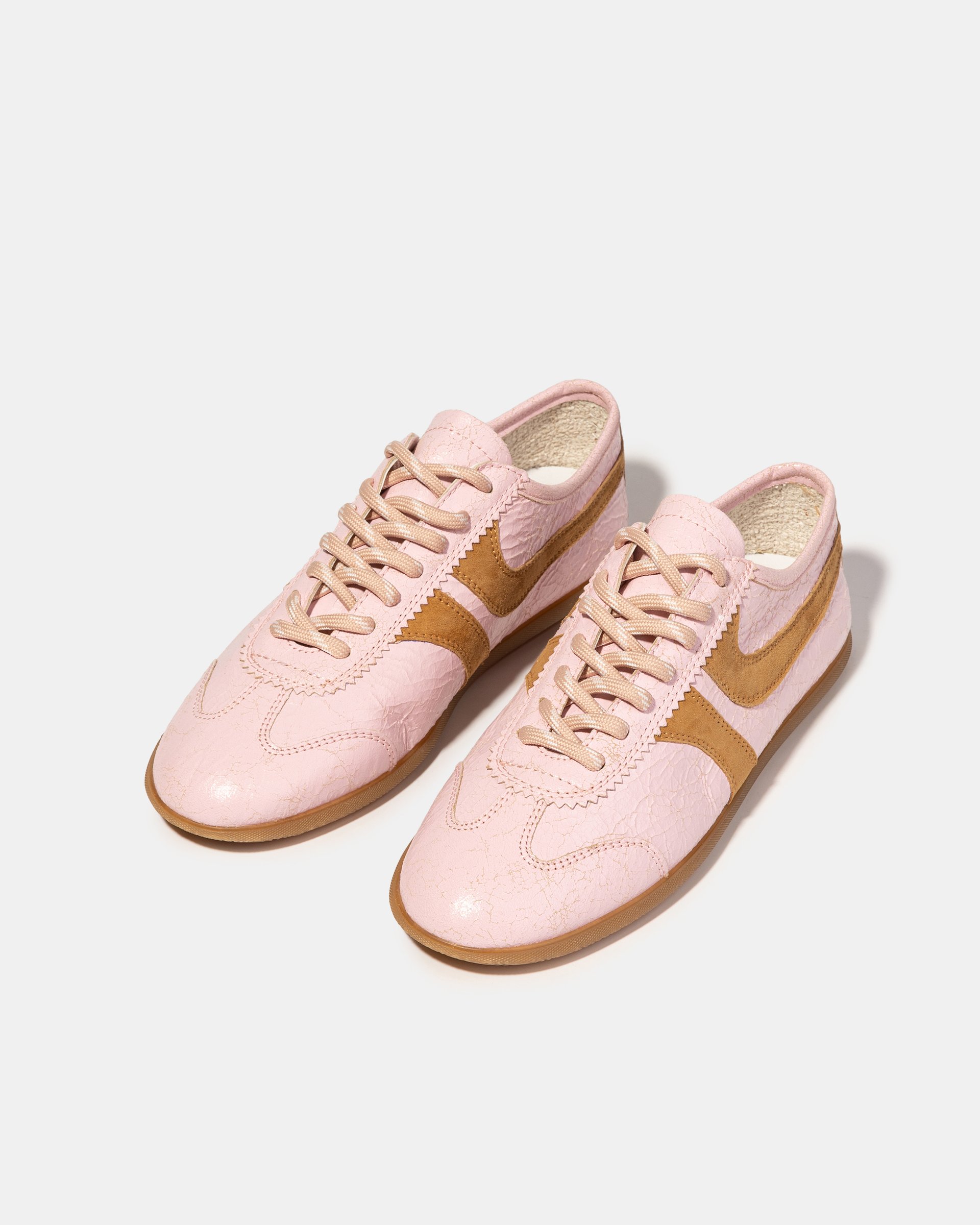Розовые кожаные кеды - Image 2 of 6