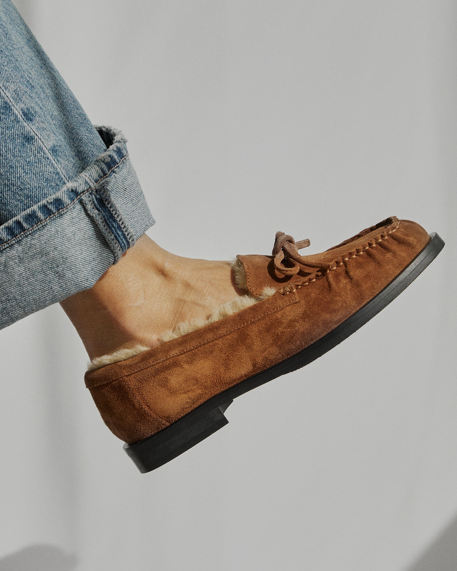 Замшевые коричневые лоферы - Image 5 of 5