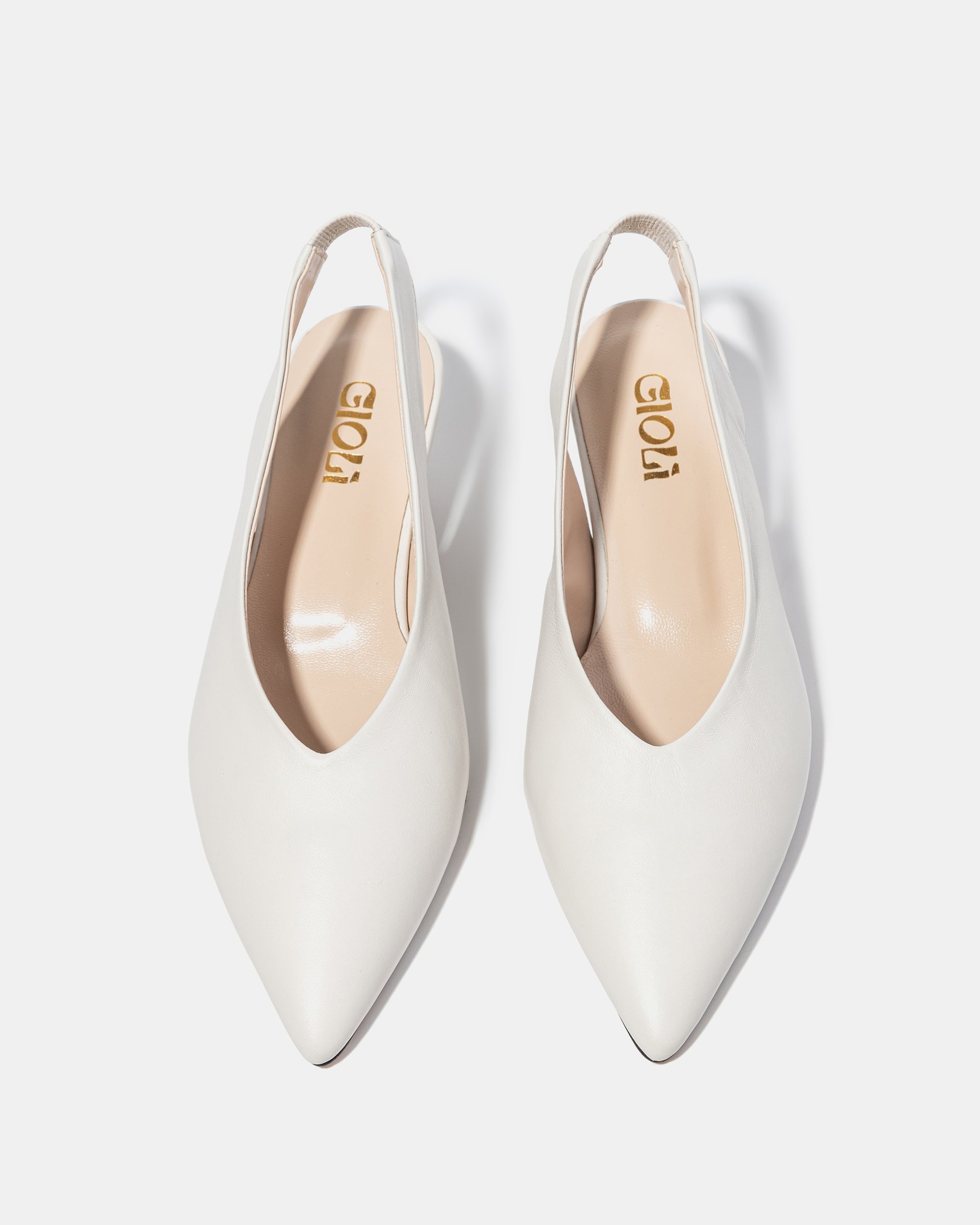 Белые туфли из натуральной кожи - Image 3 of 5