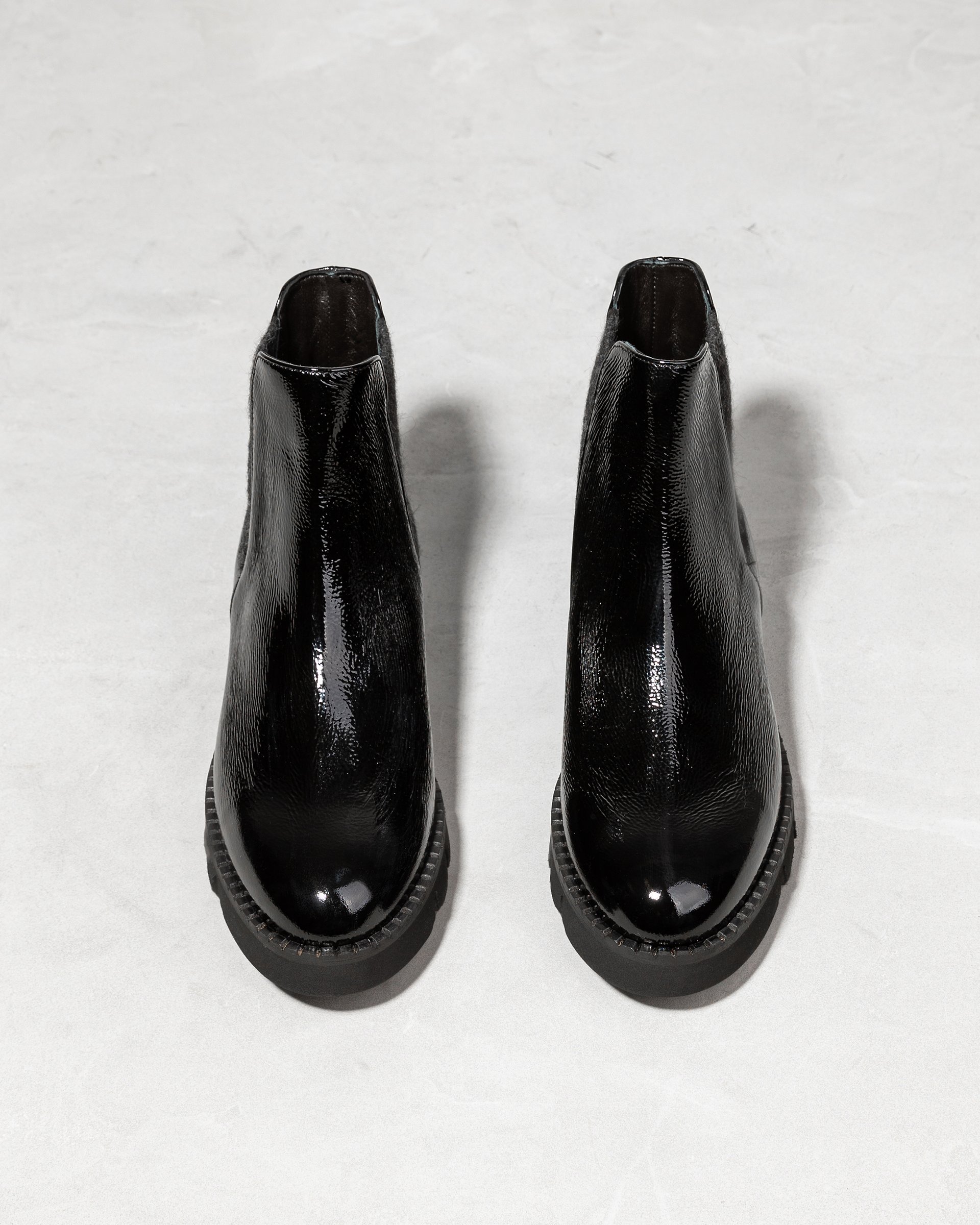 Чёрные лаковые ботинки челси - Image 3 of 4
