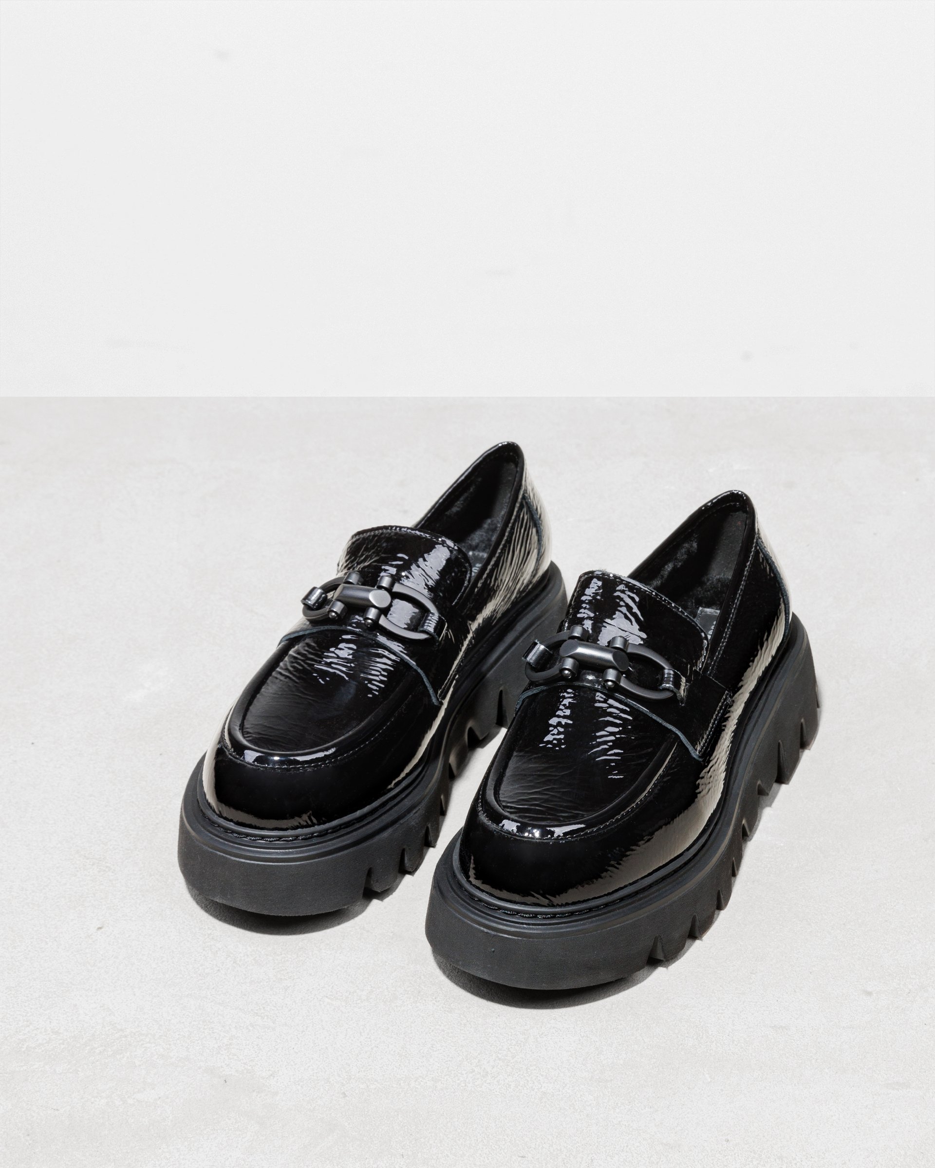 Черные лаковые лоферы - Image 3 of 5