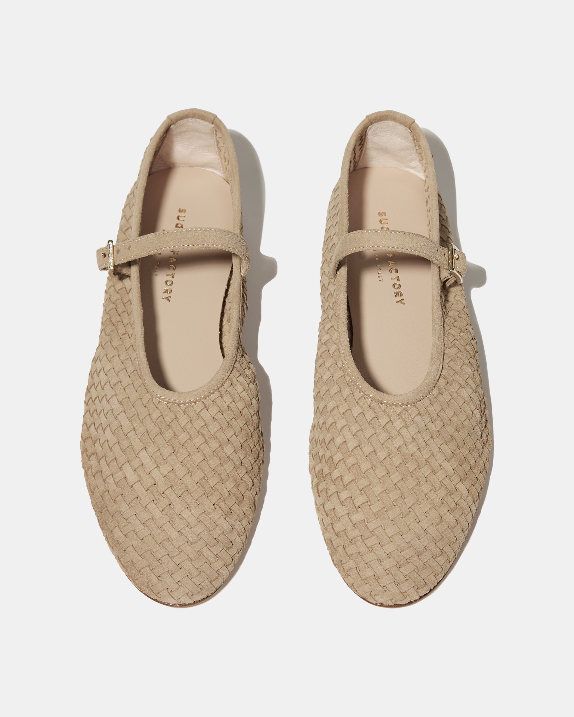 Бежевые замшевые балетки - Image 3 of 4