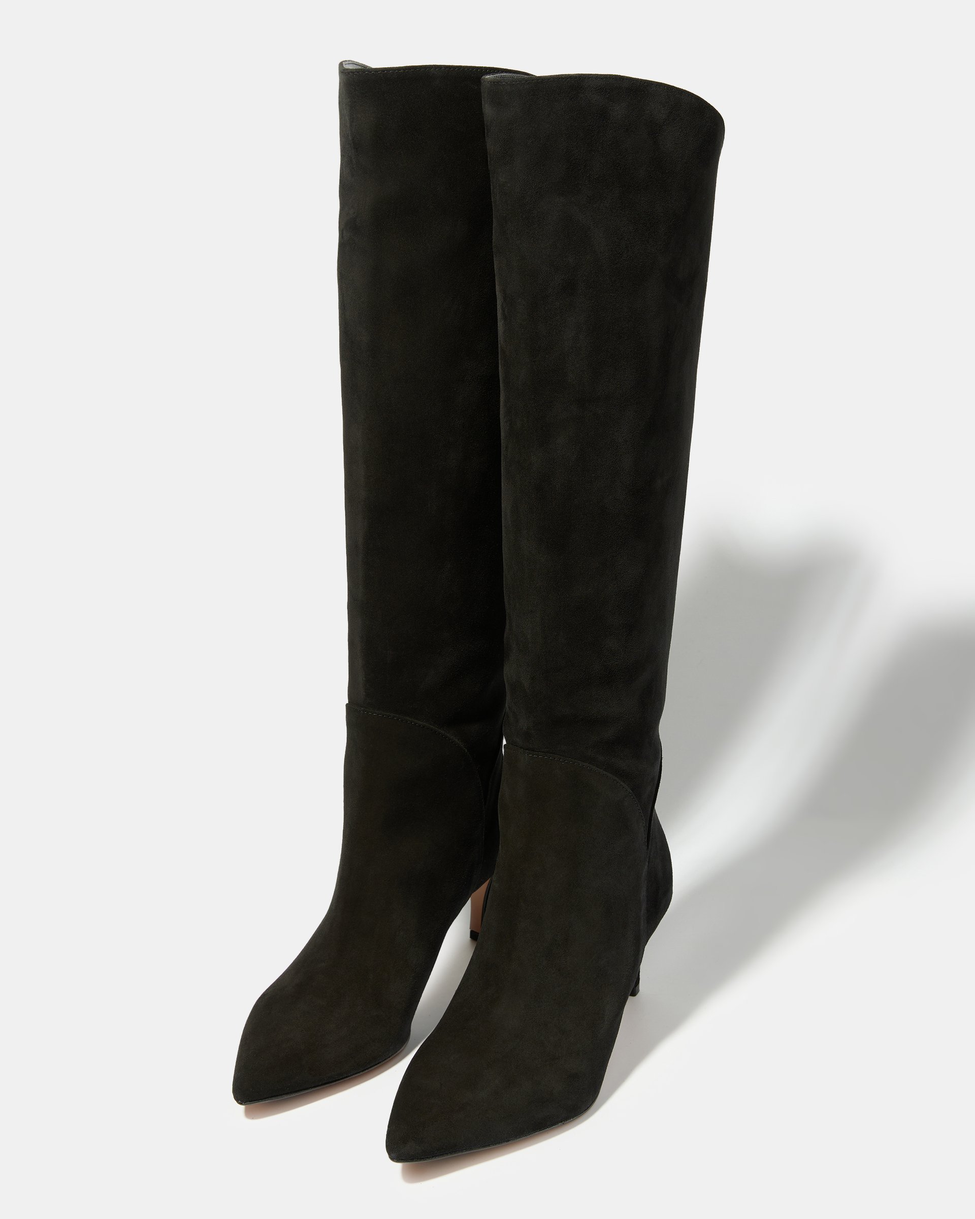 Черные замшевые сапоги - Image 2 of 4