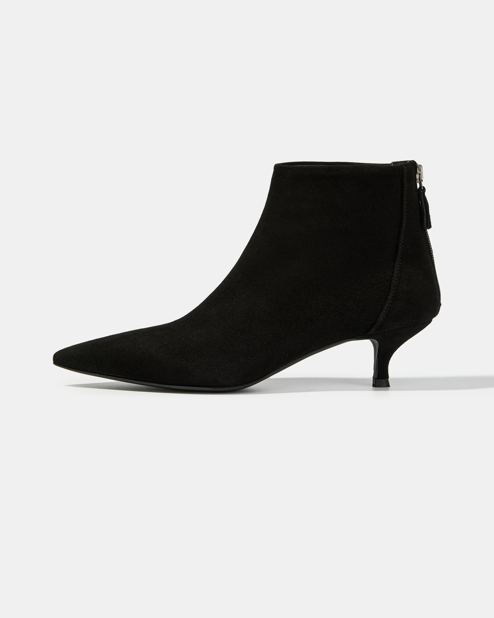 Черные замшевые ботильоны - Main image