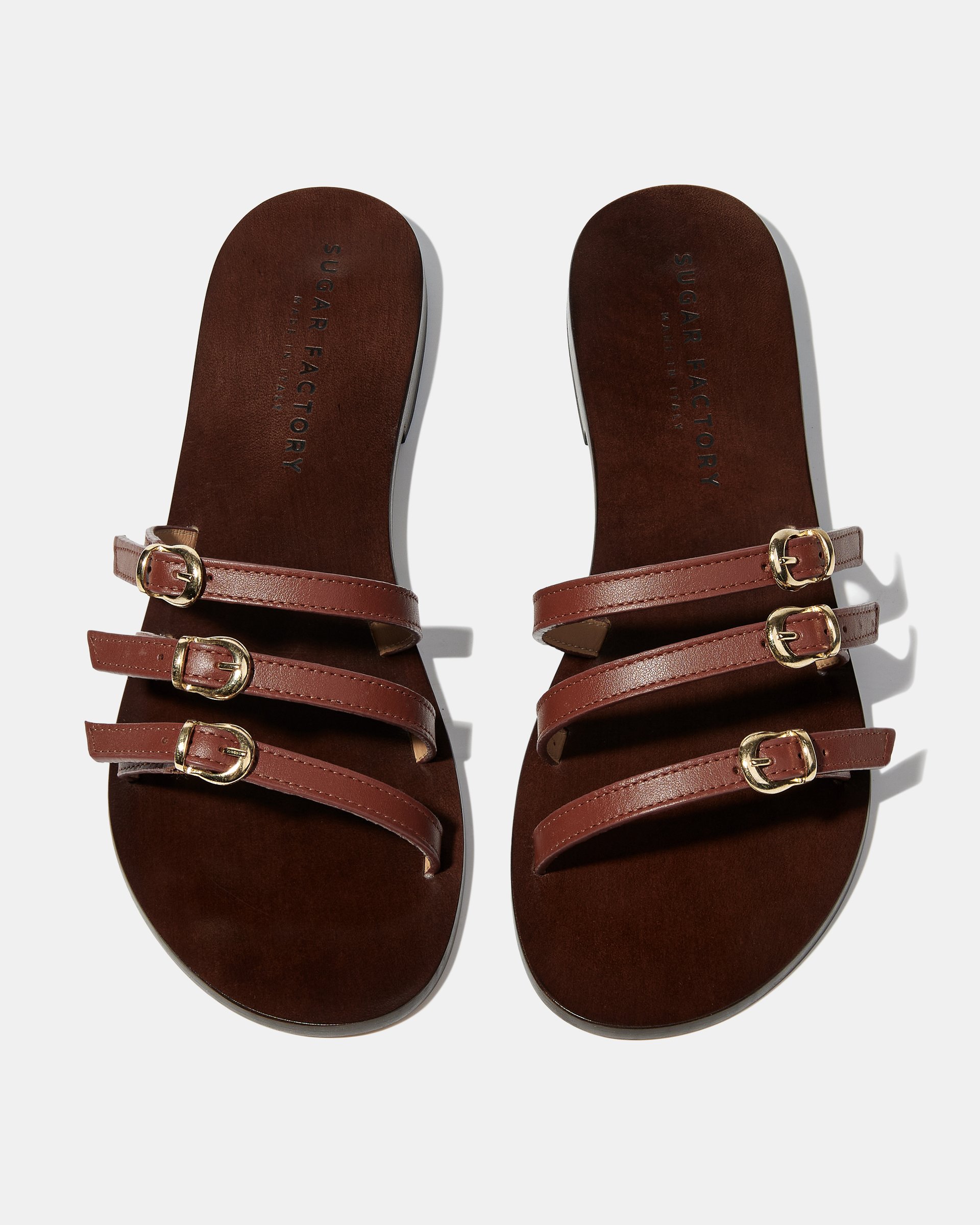 Коричневые пантолеты с ремешками - Image 3 of 5