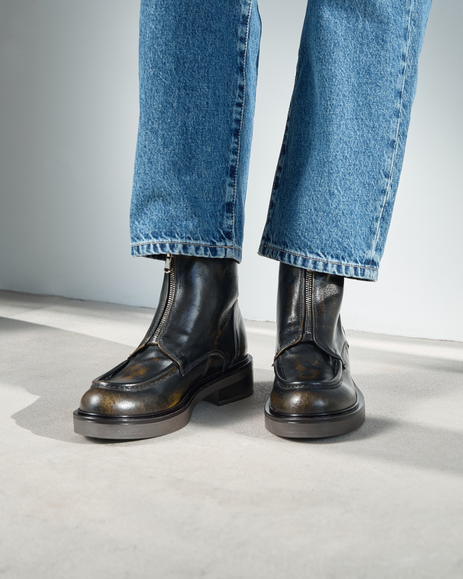 Черные ботинки из натуральной кожи - Image 6 of 6