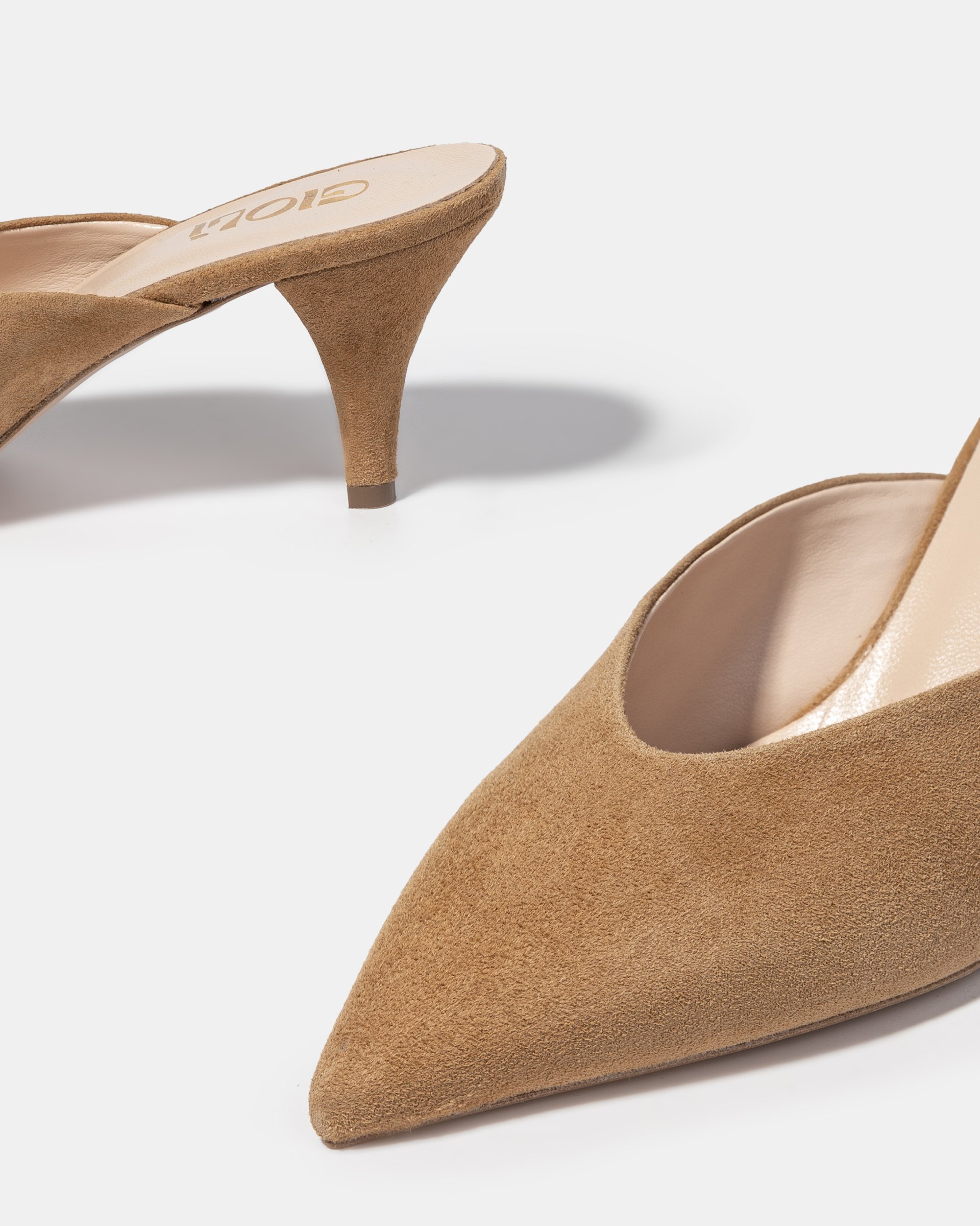 Коричневые замшевые мюли - Image 4 of 4