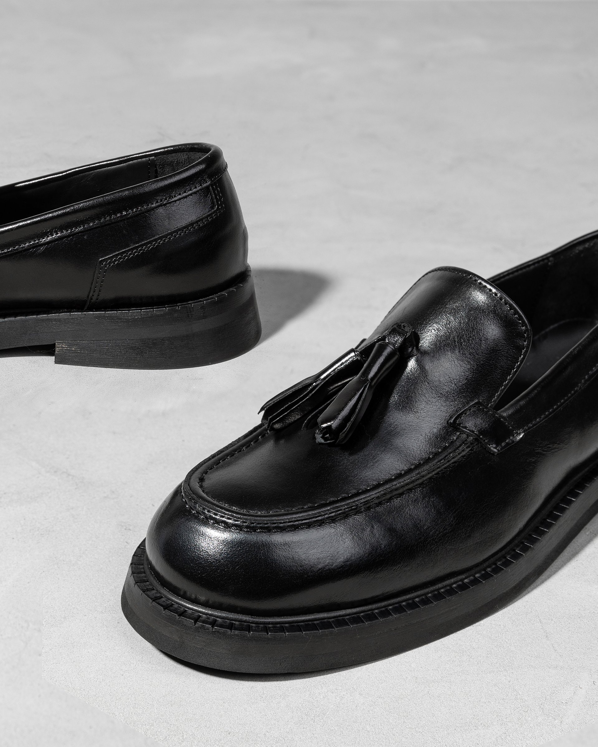 Черные кожаные туфли-лоферы - Image 4 of 4