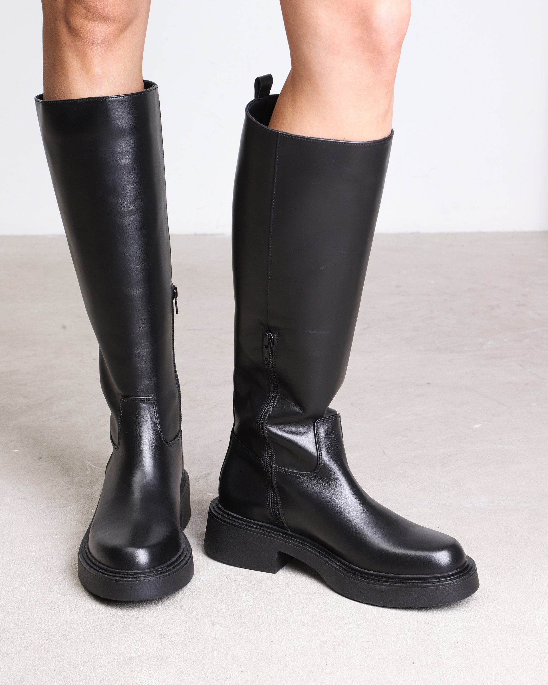 Черные кожаные сапоги - Image 5 of 5