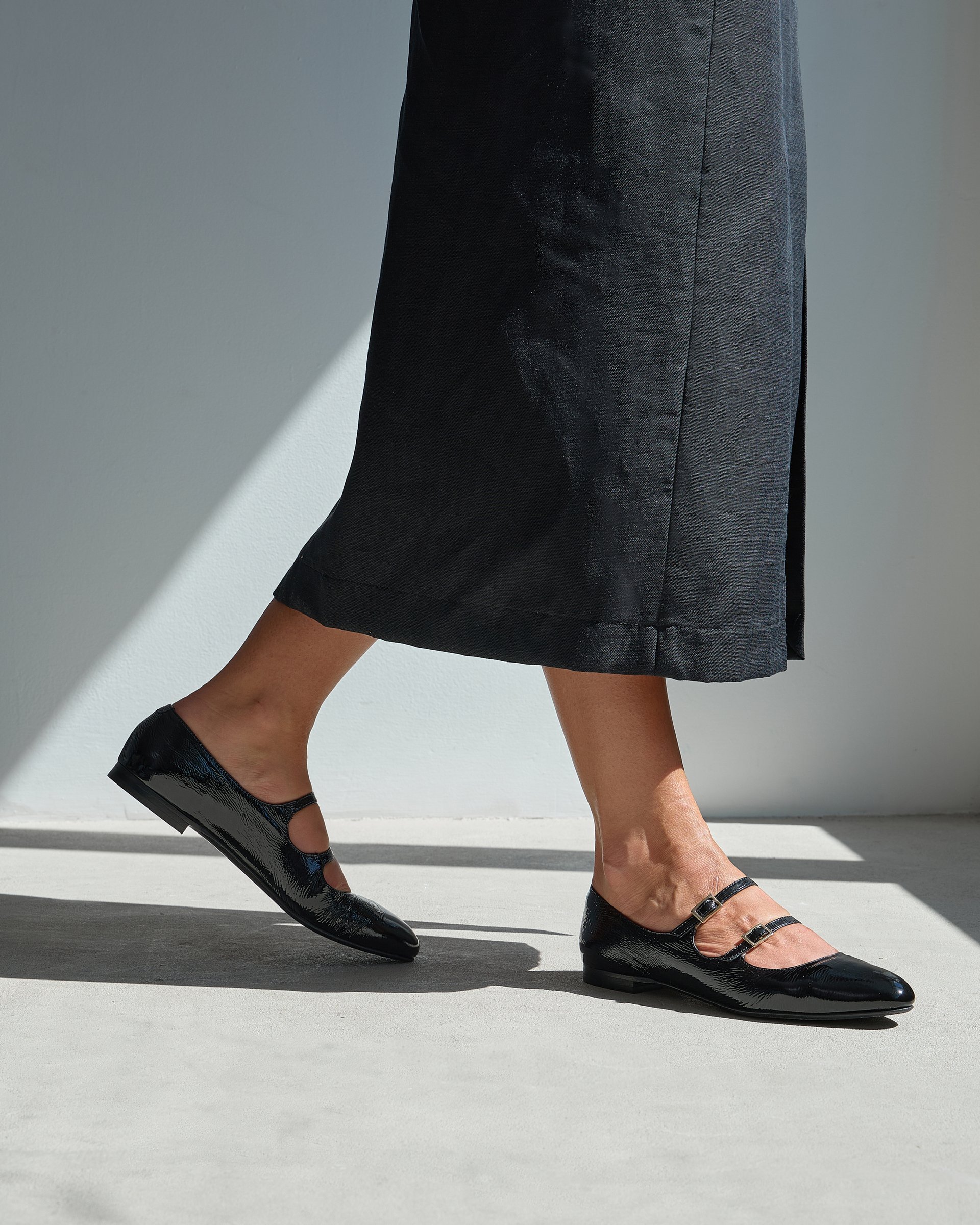 Черные лакированные балетки - Image 5 of 5