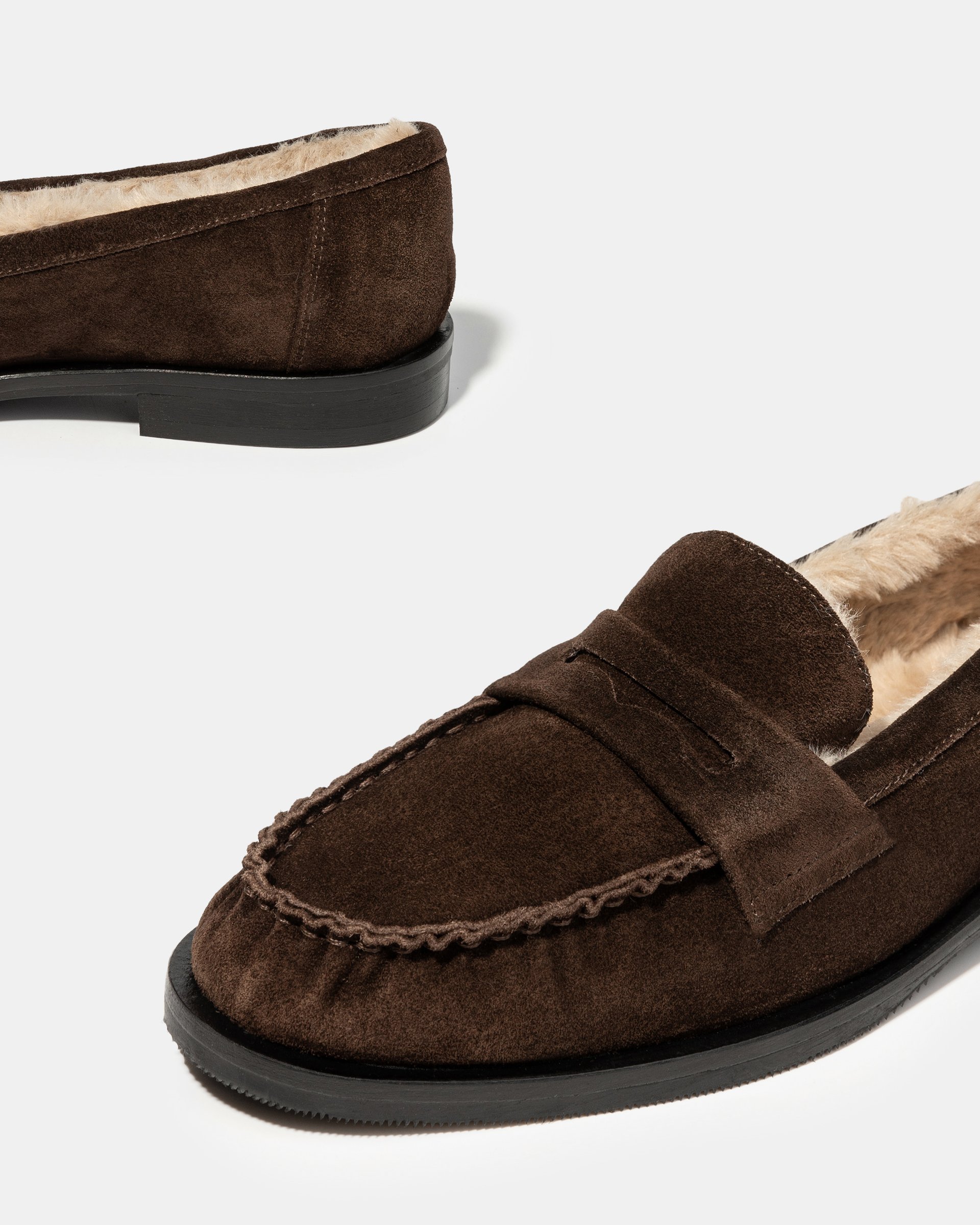 Темно-коричневые из натуральной замши - Image 4 of 5