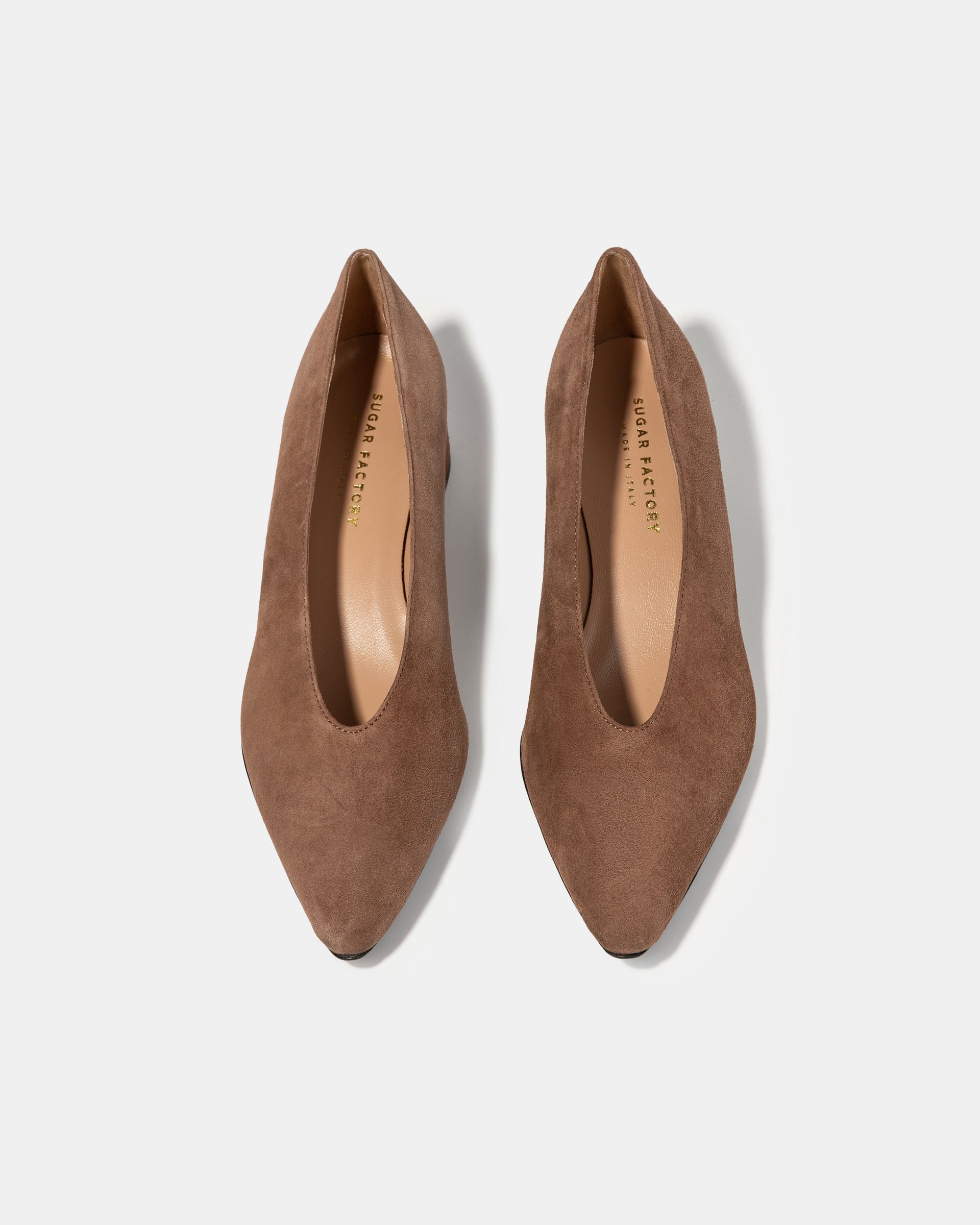 Бежевые замшевые туфли - Image 3 of 4