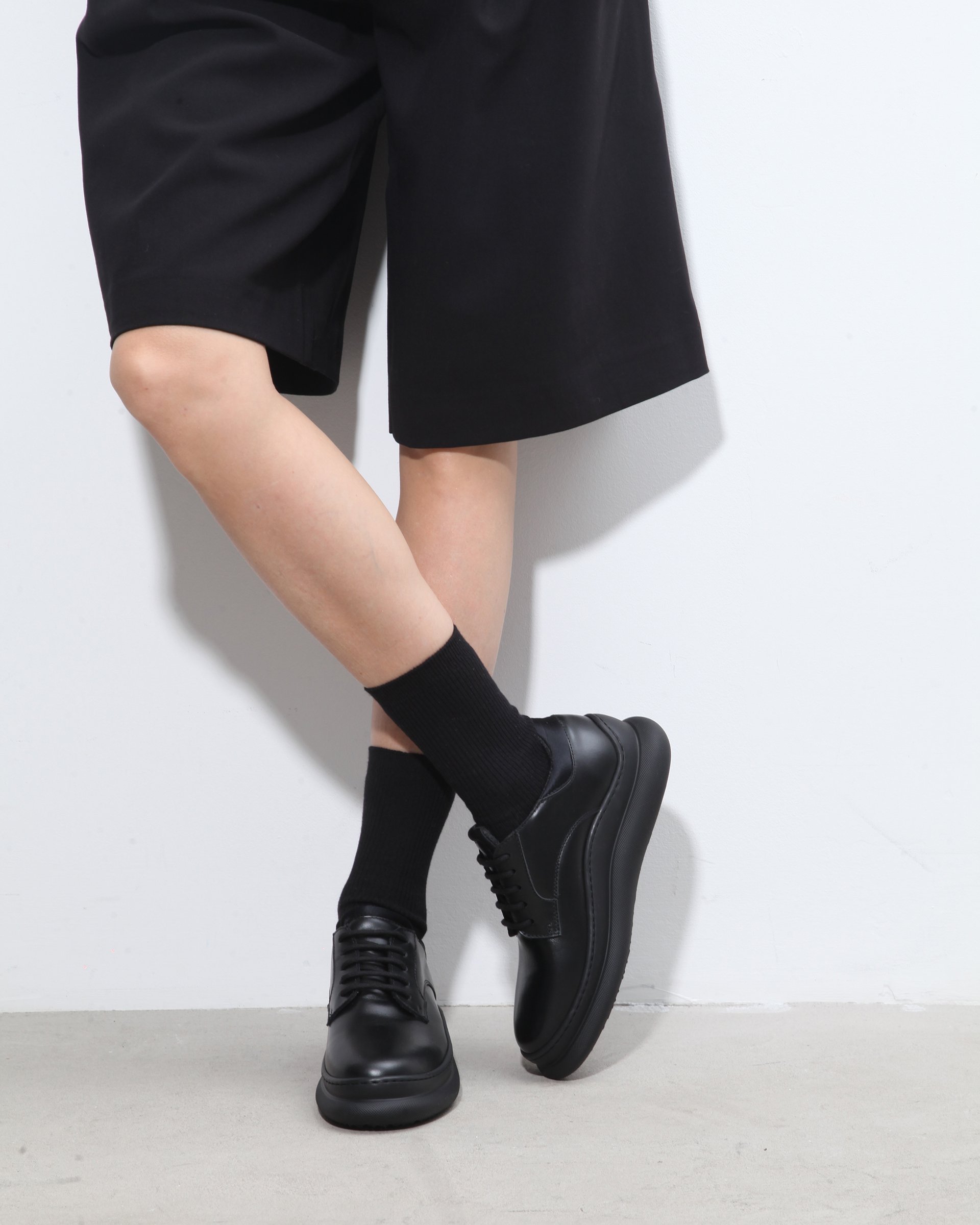 Черные кожаные полуботинки - Image 7 of 8