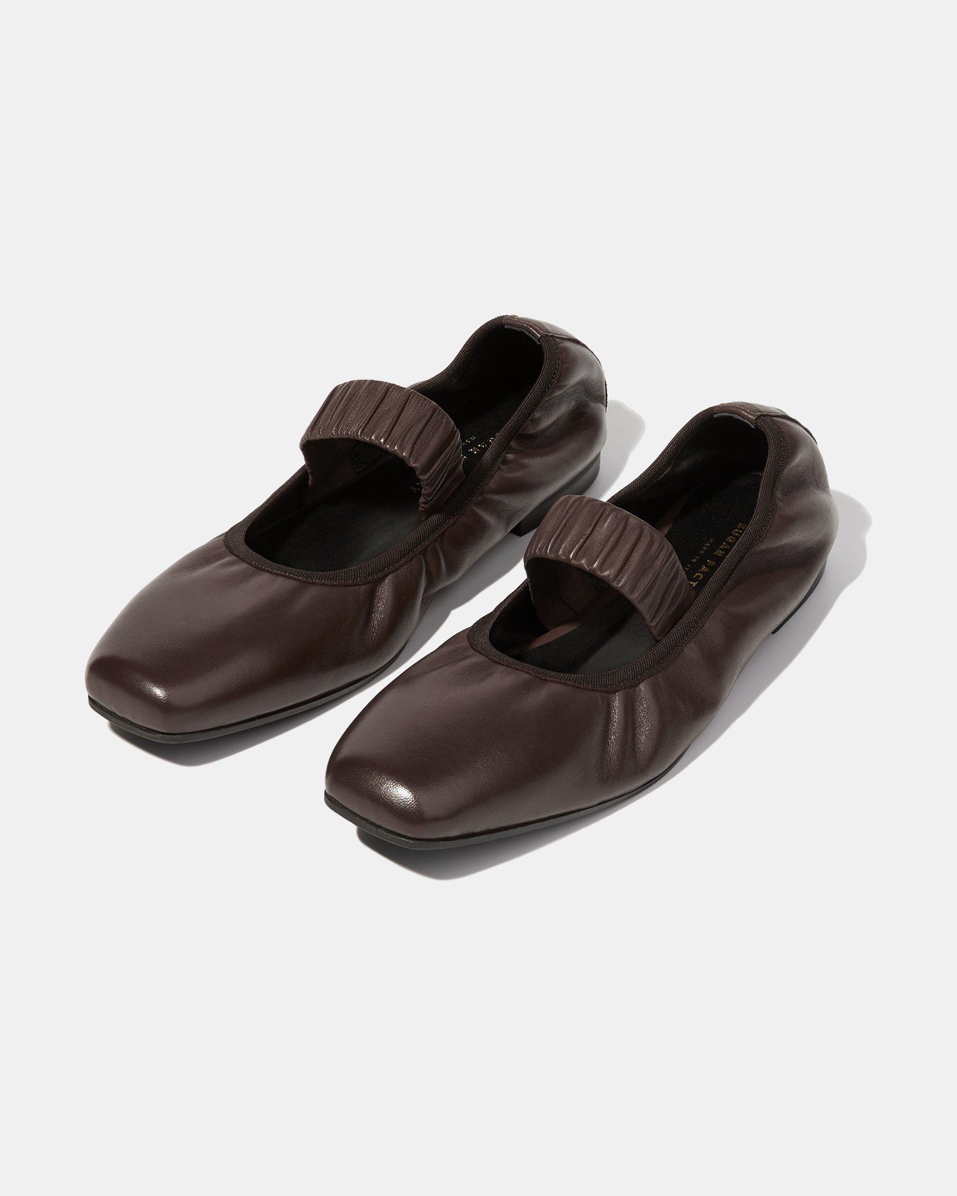 Темно-коричневые кожаные туфли - Image 2 of 5