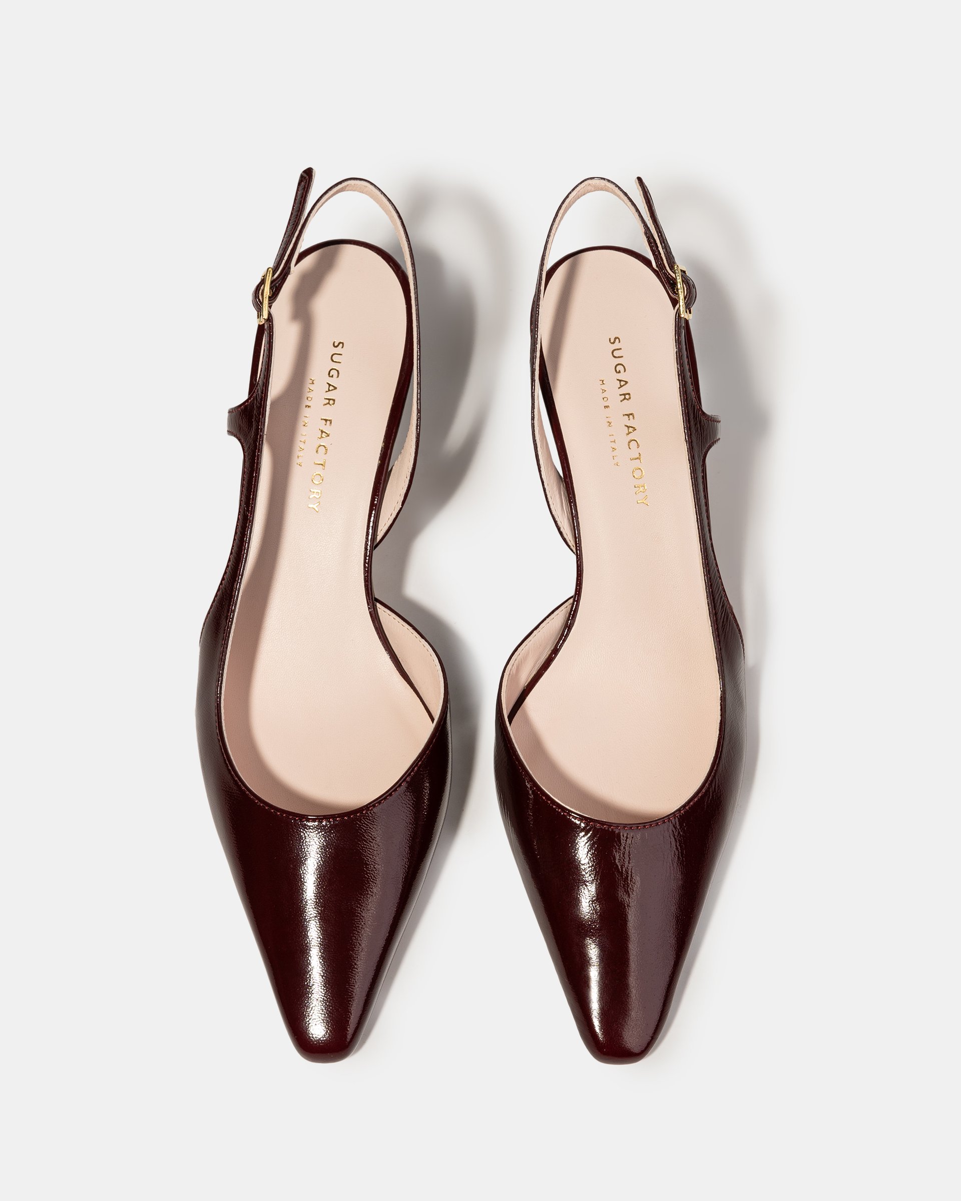 Винные лакированные туфли - Image 3 of 4