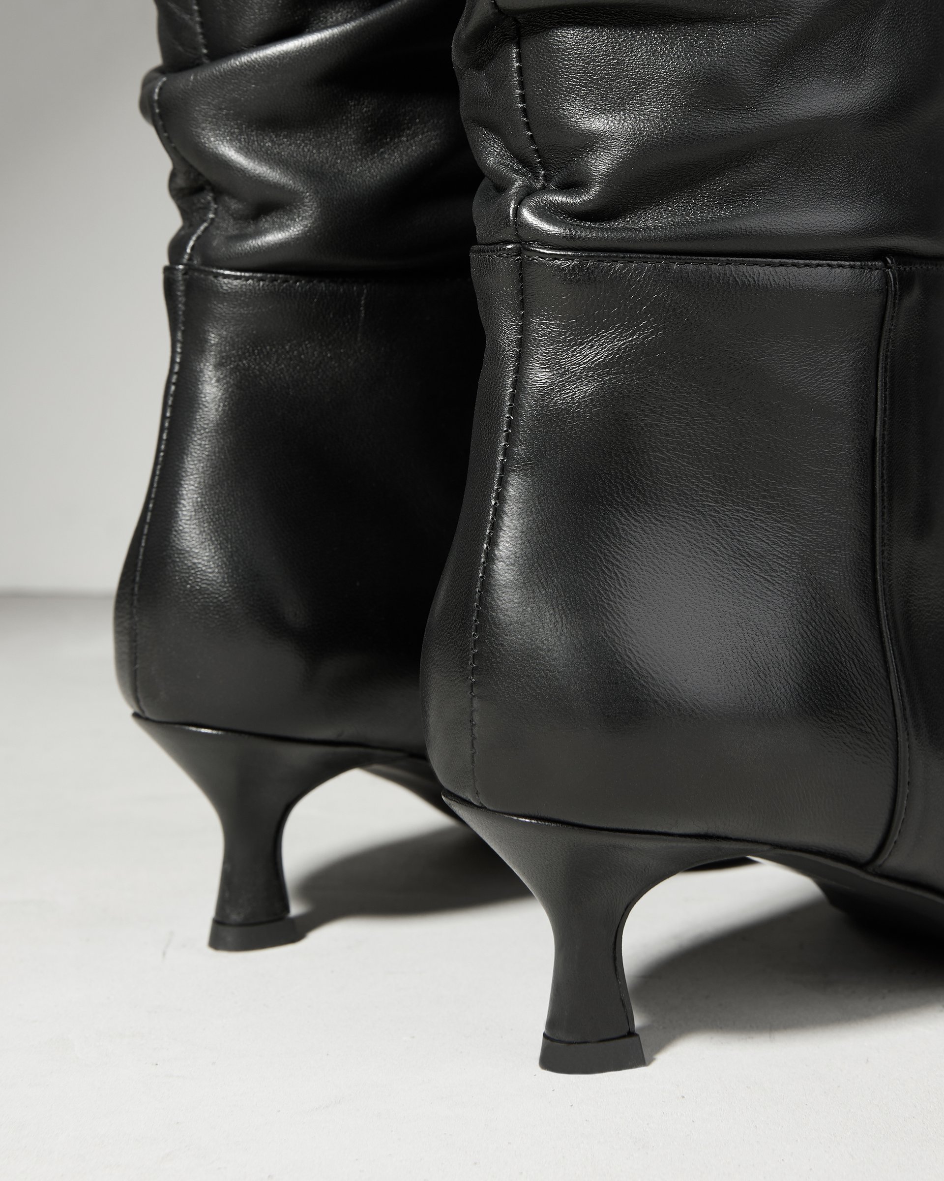 Черные сапоги из натуральной кожи - Image 3 of 5