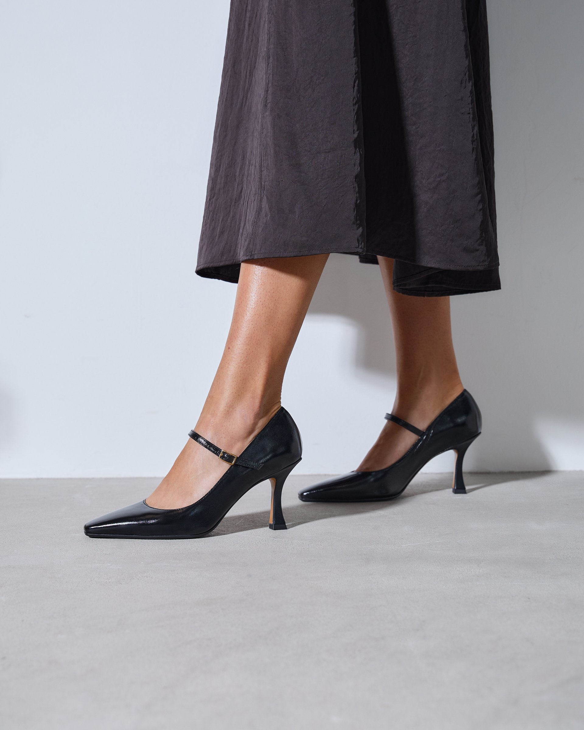 Черные туфли из лакированной кожи - Image 5 of 8