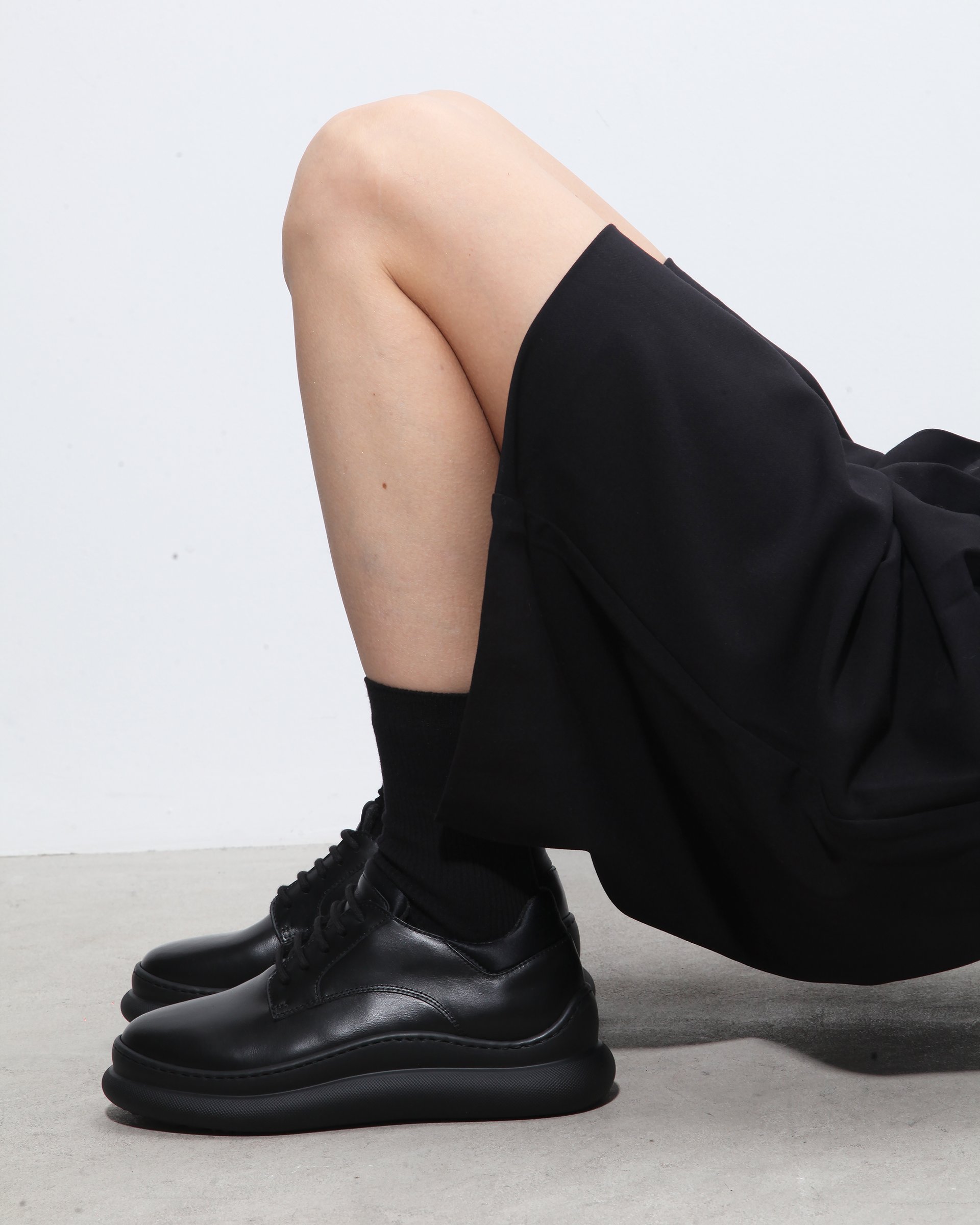 Черные кожаные полуботинки - Image 8 of 8