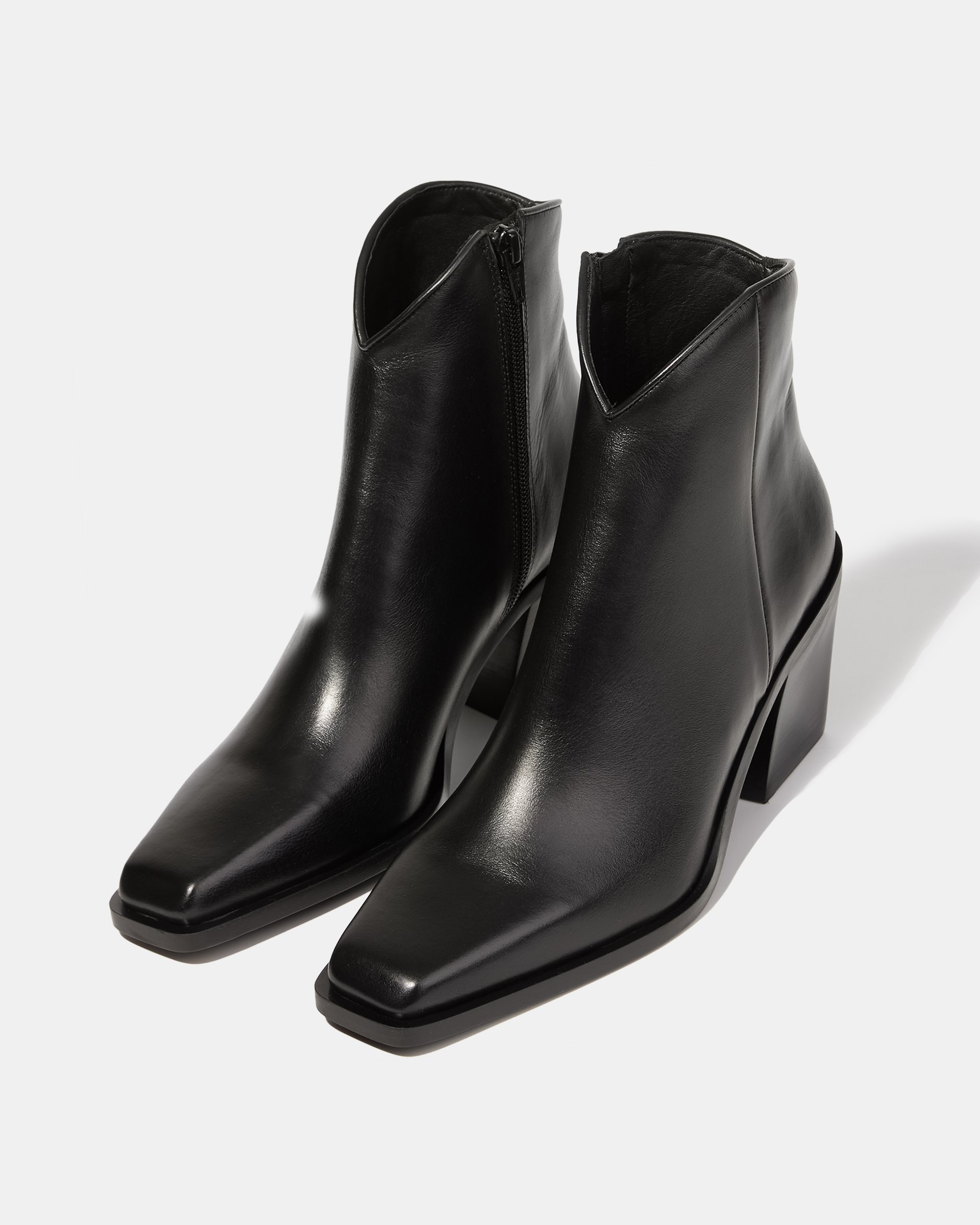 Черные кожаные ботильоны - Image 2 of 4