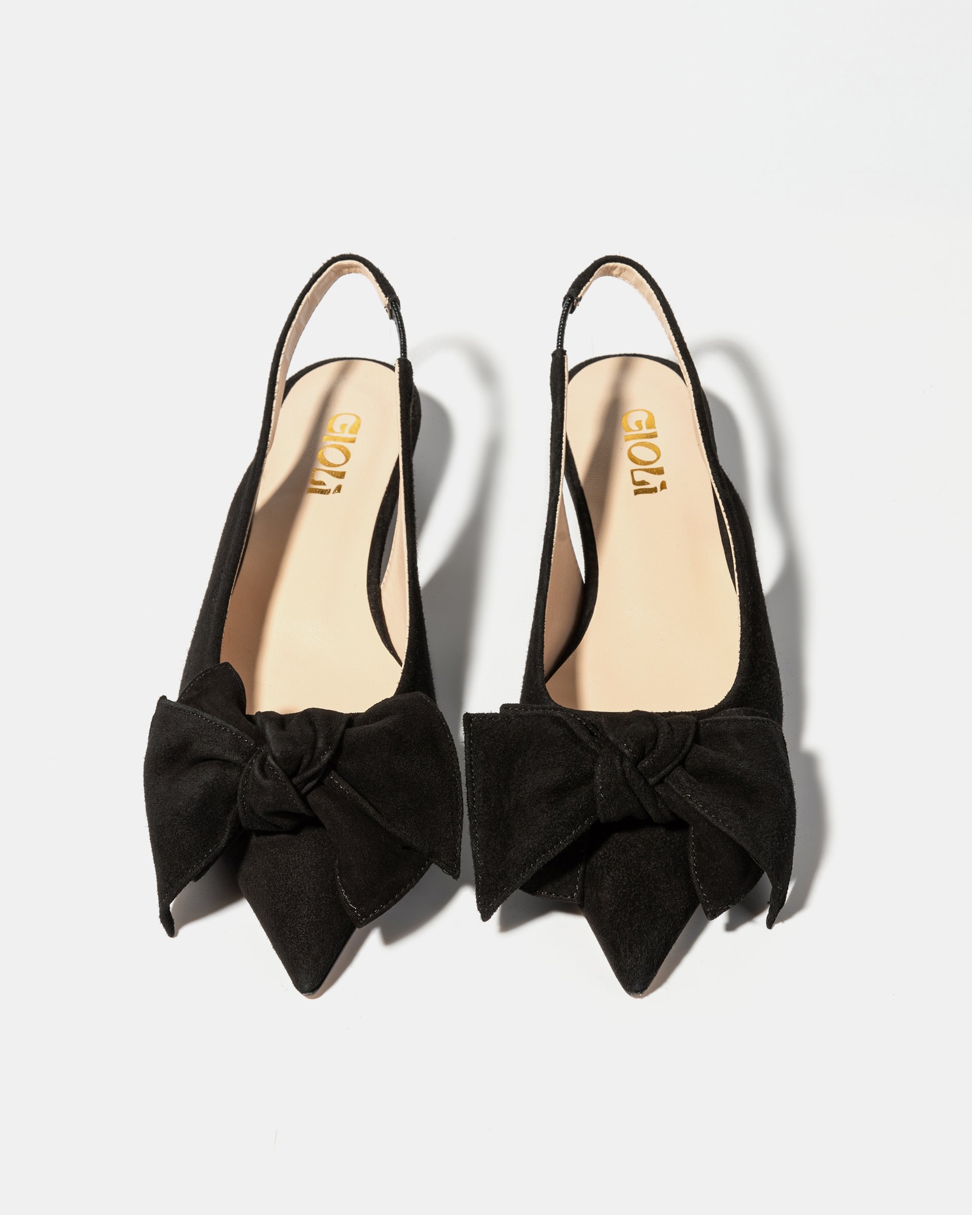 Черные замшевые туфли с бантиком - Image 3 of 5