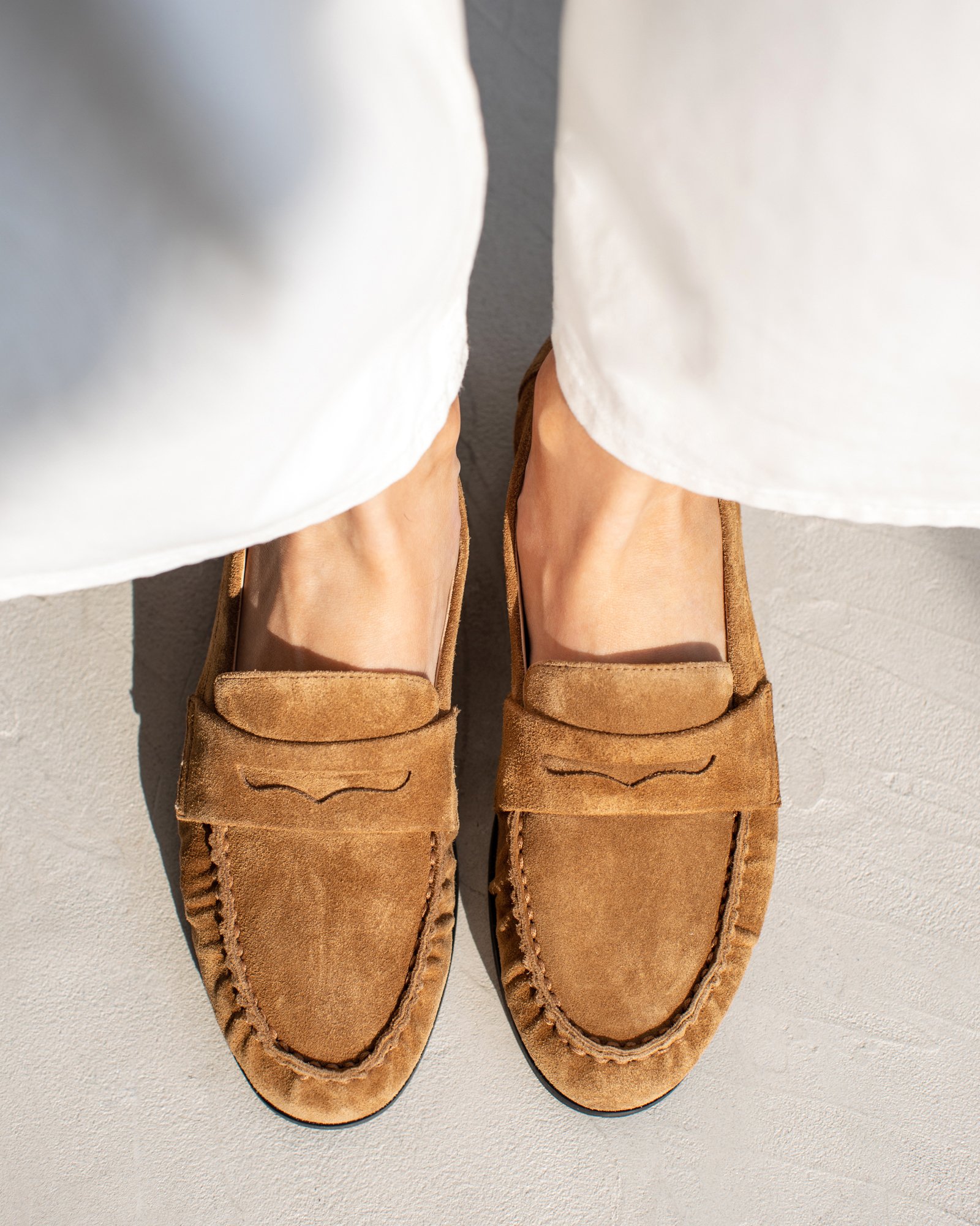 Коричневые замшевые лоферы - Image 5 of 5