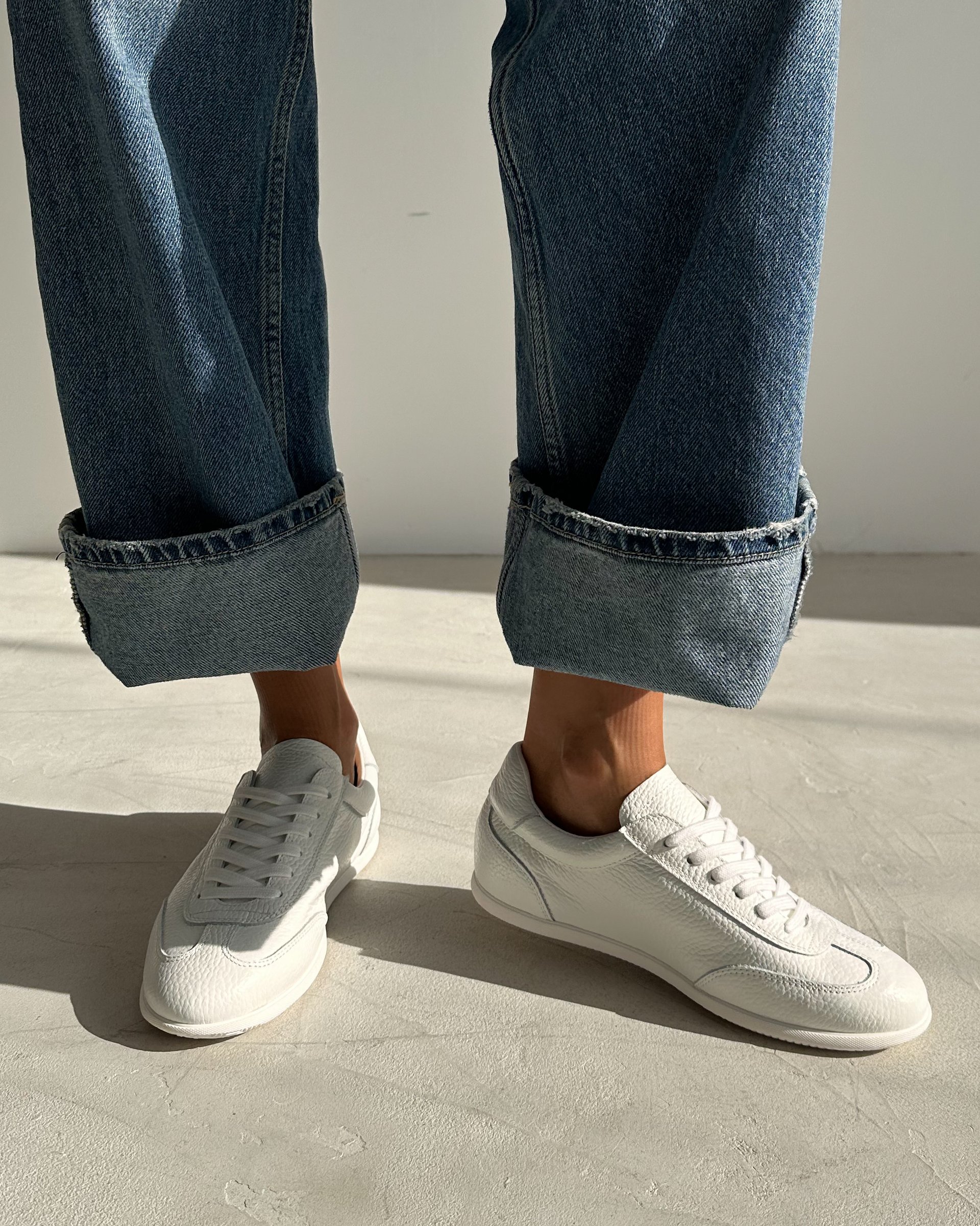 Белые кожаные кеды - Image 5 of 5