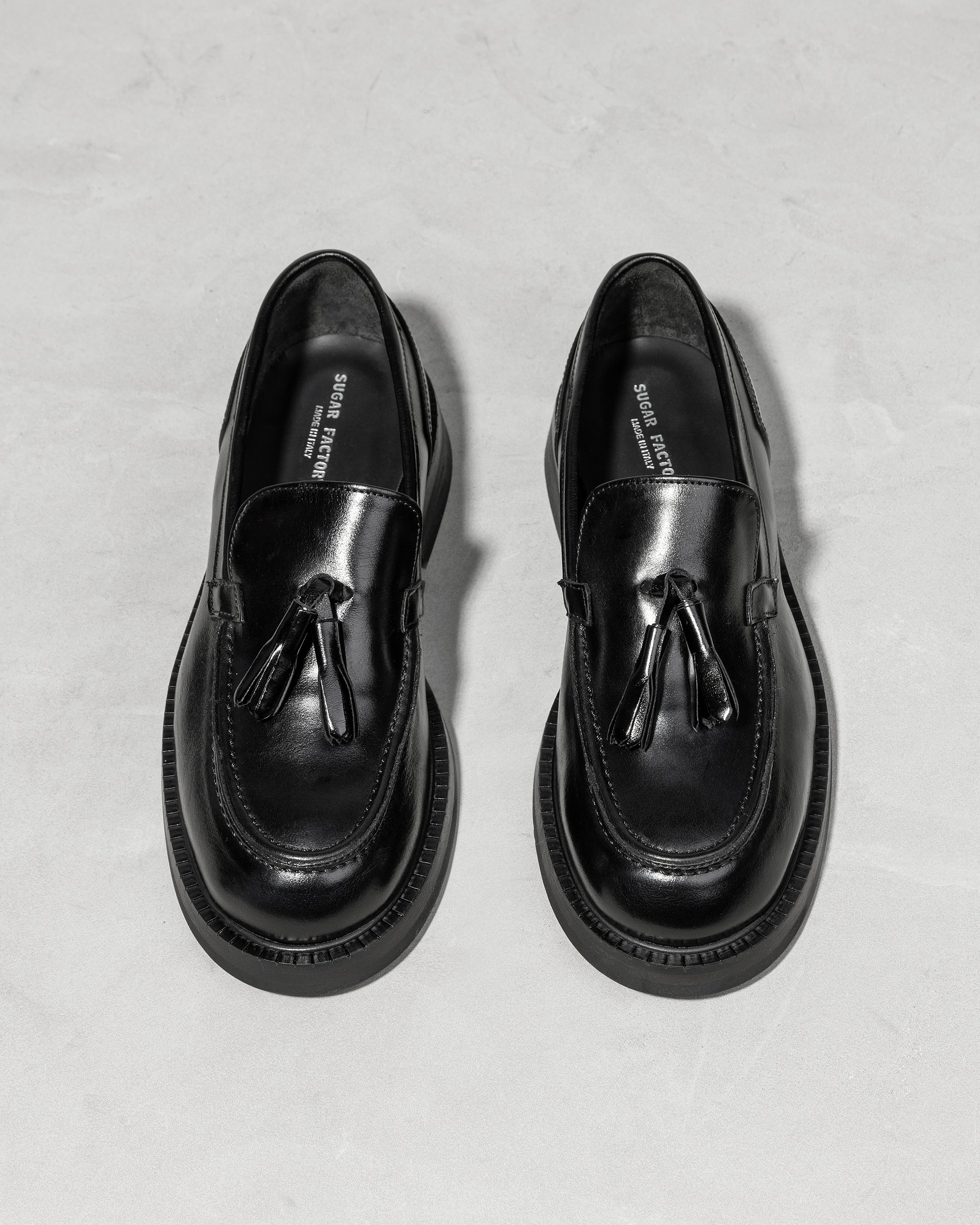 Черные кожаные туфли-лоферы - Image 3 of 4
