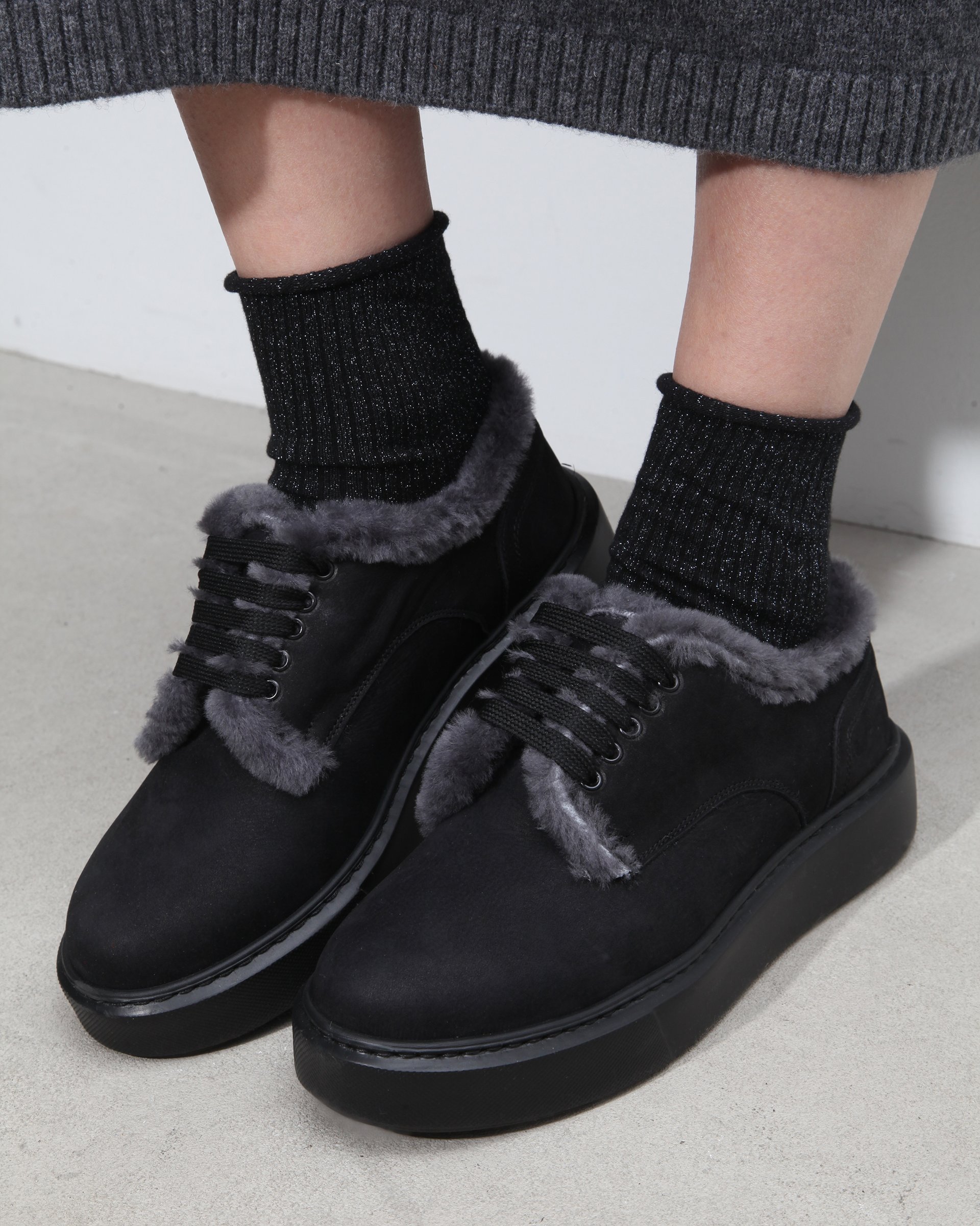 Темно-серые ботинки из натуральной кожи - Image 6 of 6