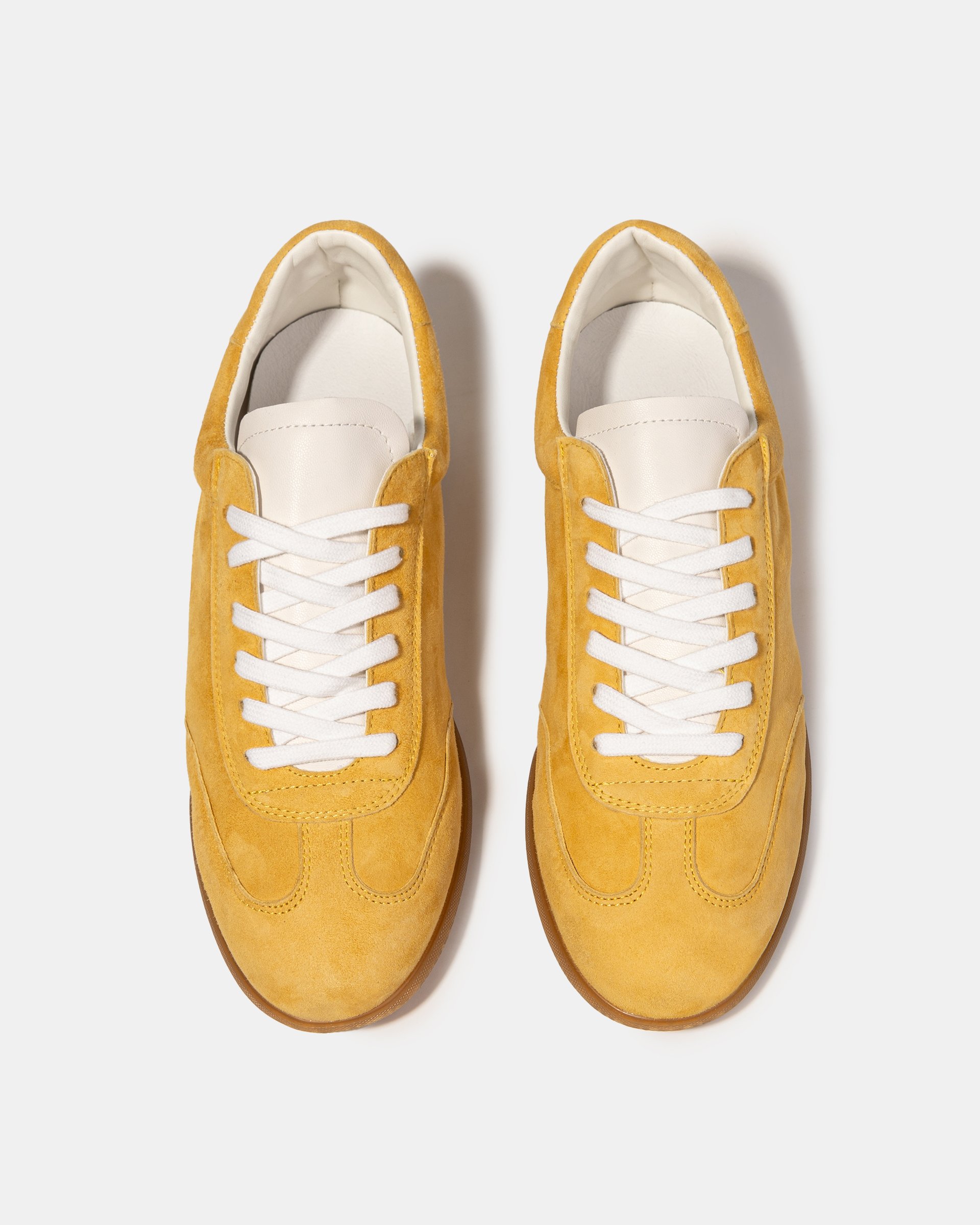 Желтые замшевые кеды - Image 3 of 5