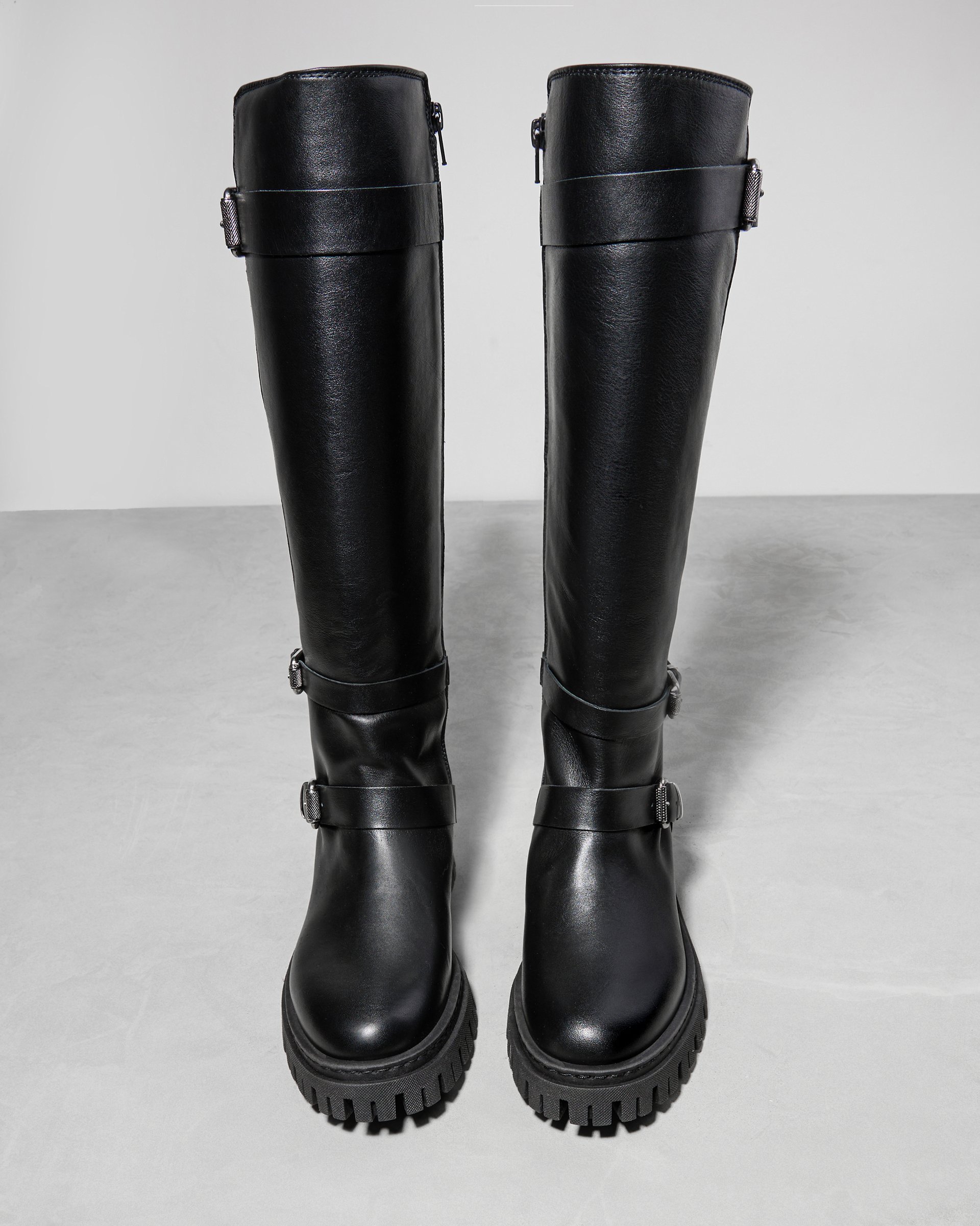 Черные кожаные сапоги - Image 3 of 6