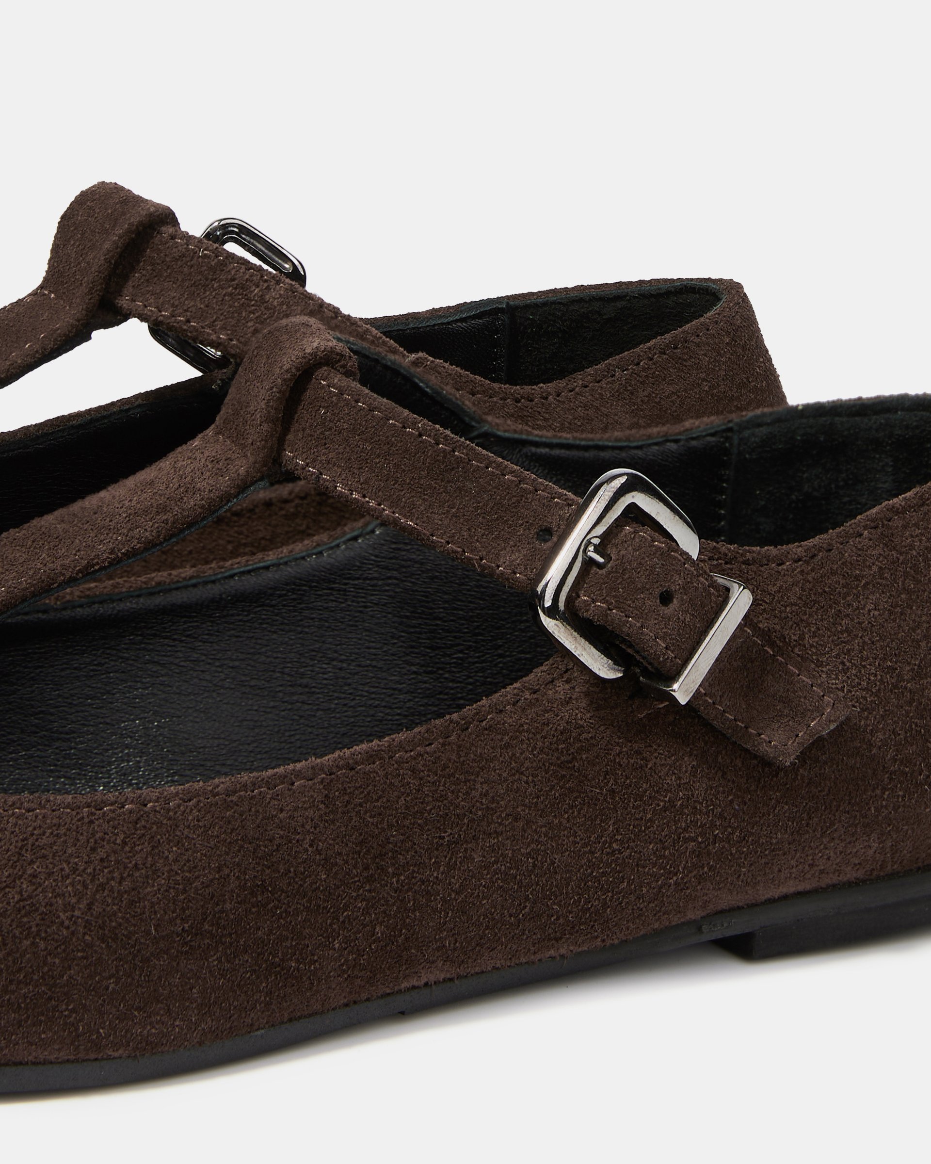 Темно-коричневые замшевые туфли - Image 5 of 5