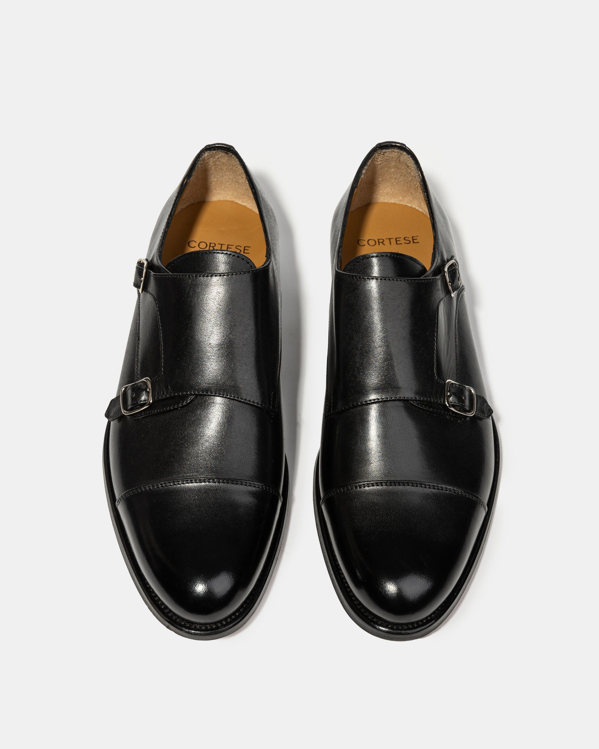 Чёрные кожаные туфли на пряжках - Image 3 of 5