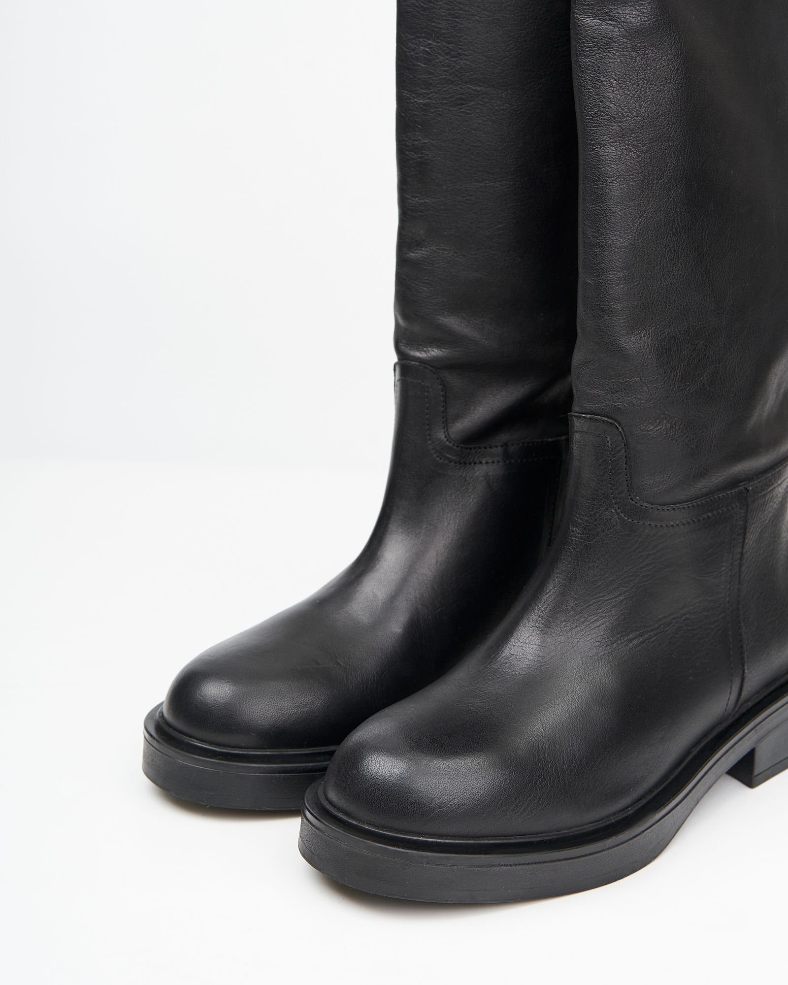 Черные кожаные сапоги - Image 2 of 4